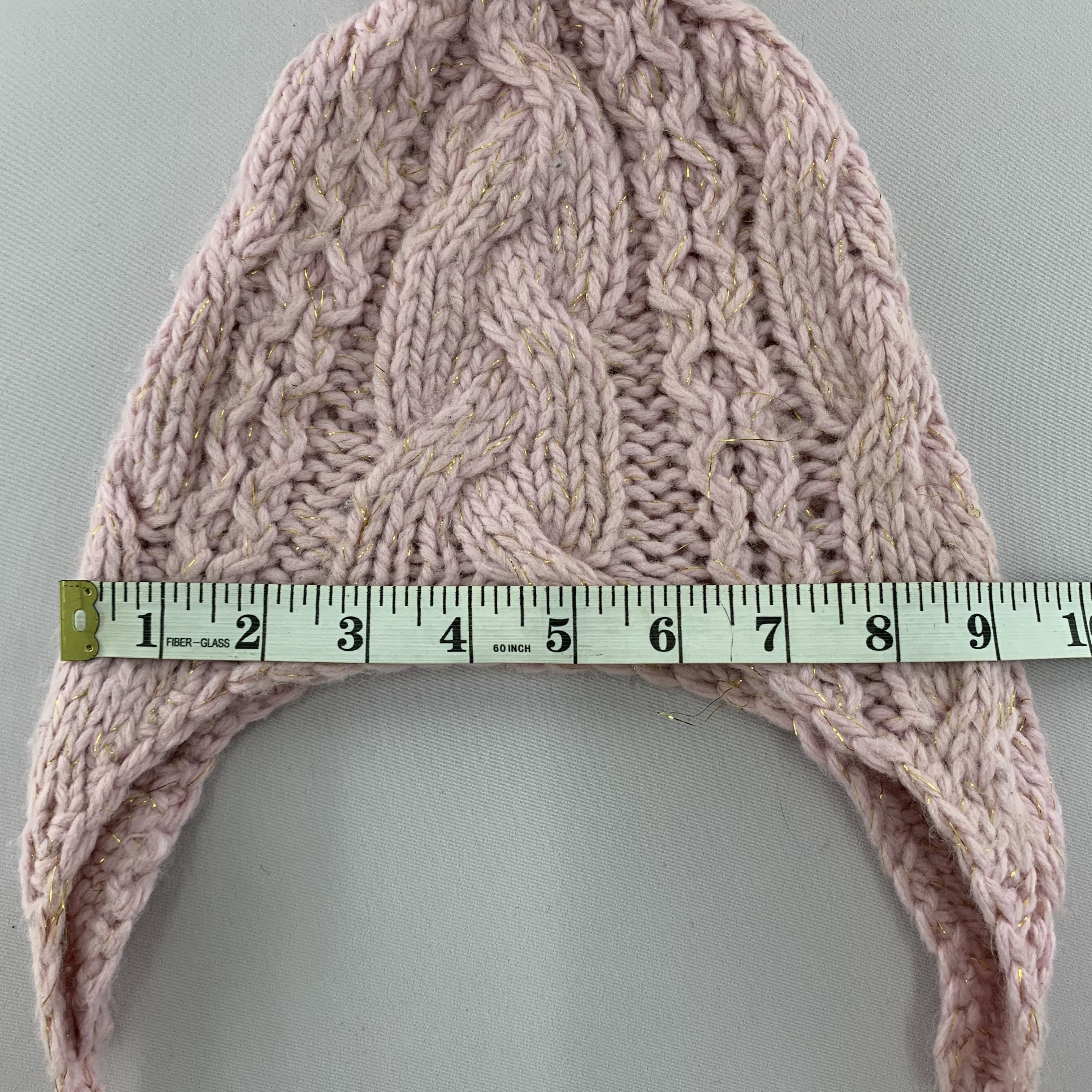 Handmade Handmade Beanie Earflap Knitted Size ONE SIZE - 4 Thumbnail