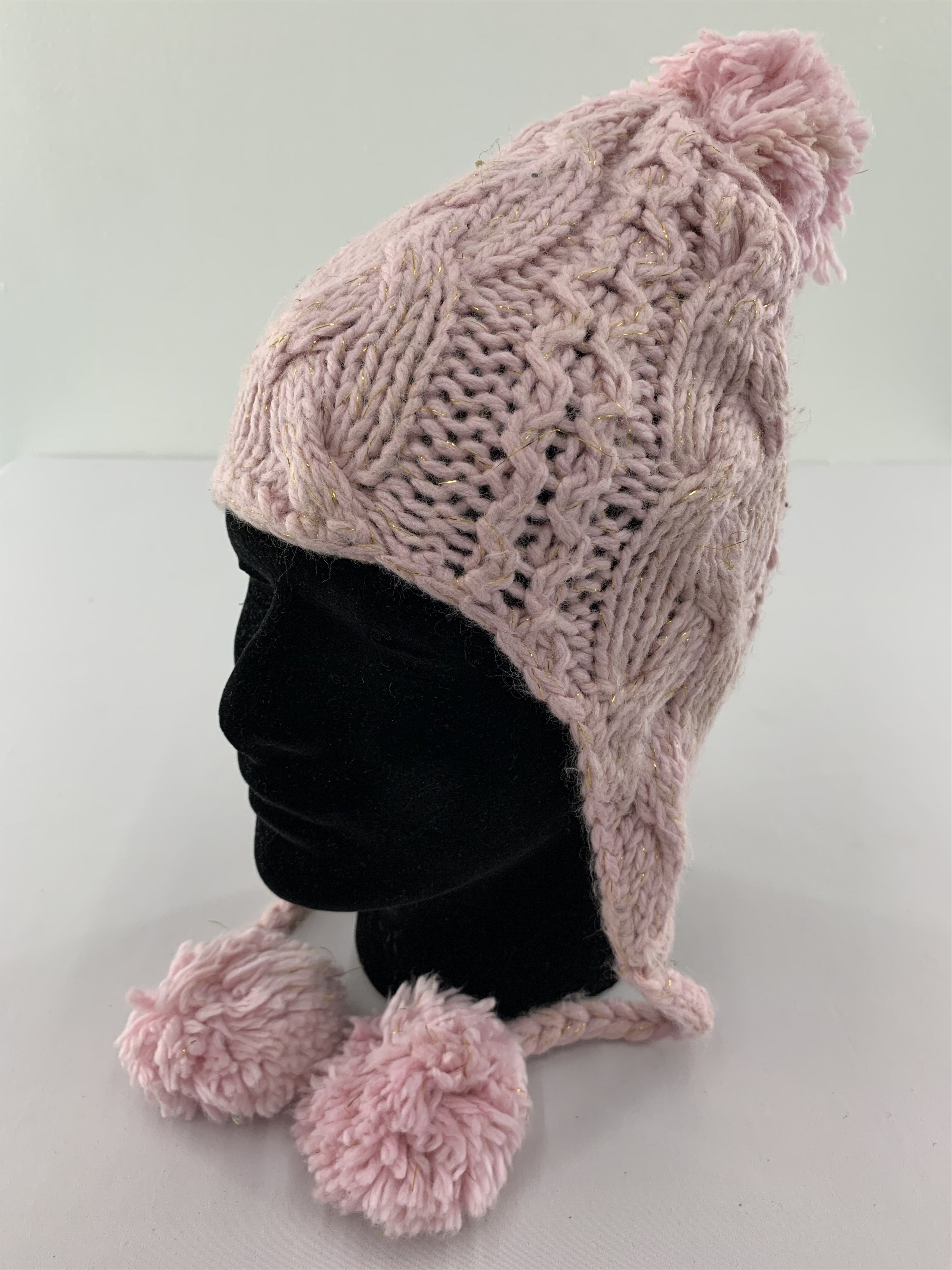 Handmade Handmade Beanie Earflap Knitted Size ONE SIZE - 2 Thumbnail