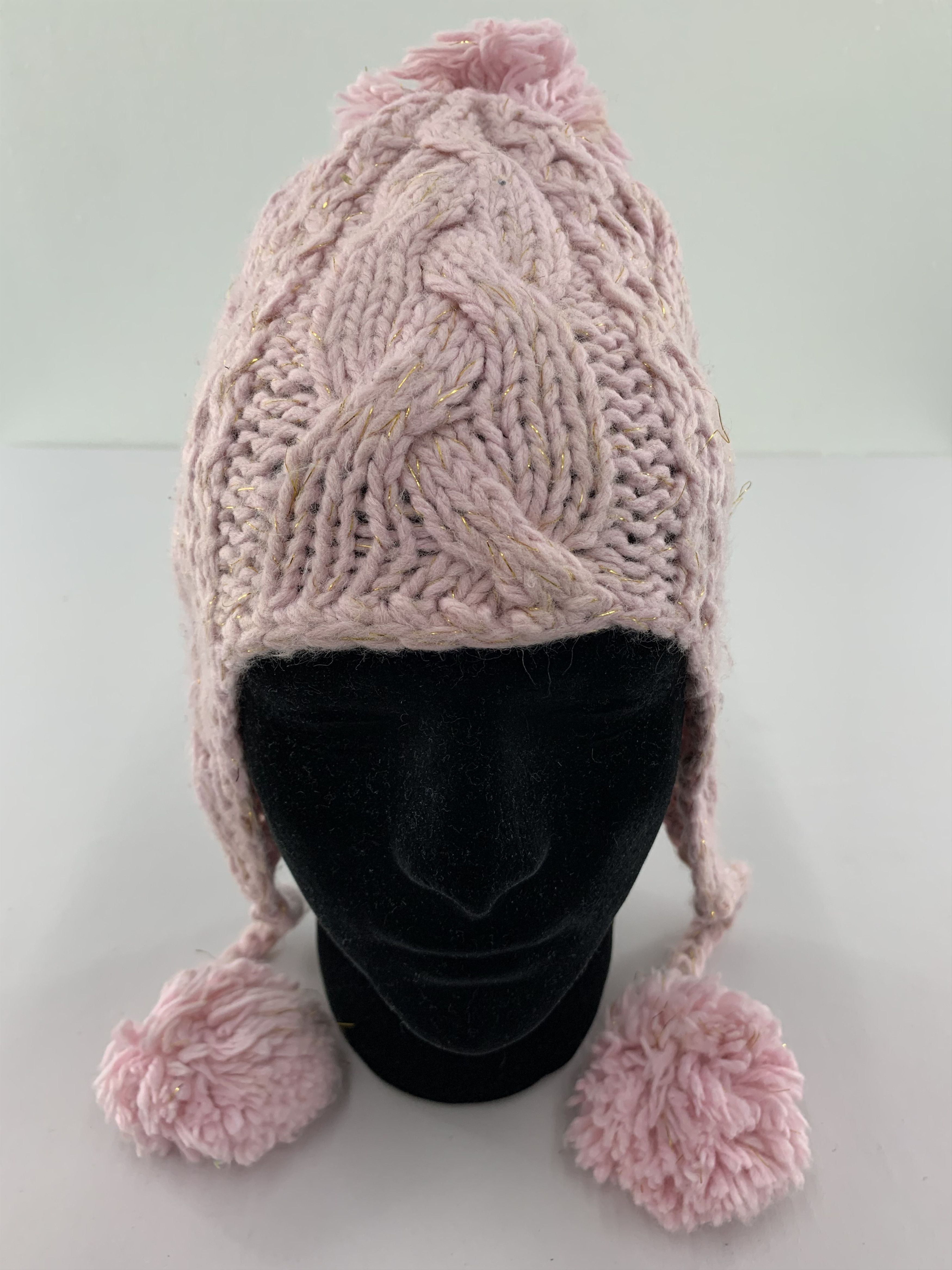Handmade Handmade Beanie Earflap Knitted Size ONE SIZE - 1 Thumbnail