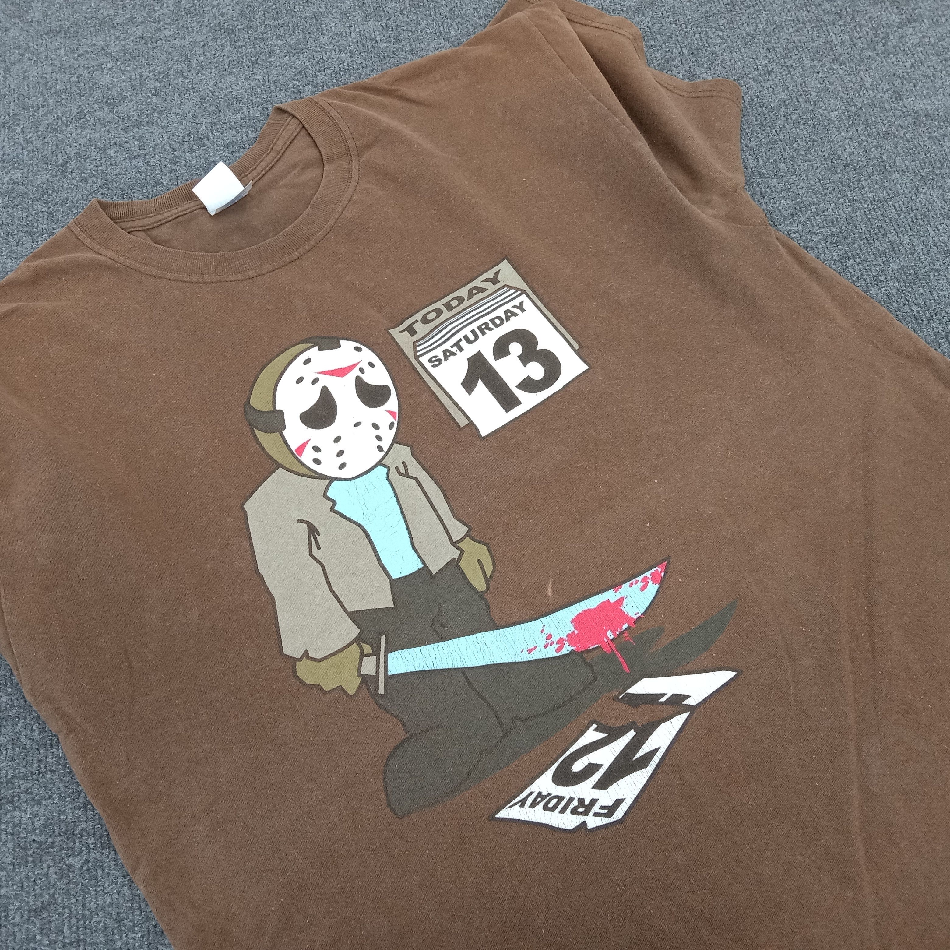 Vintage Friday The 13th Horror Thriller Movie Tshirt Size US L / EU 52-54 / 3 - 2 Thumbnail