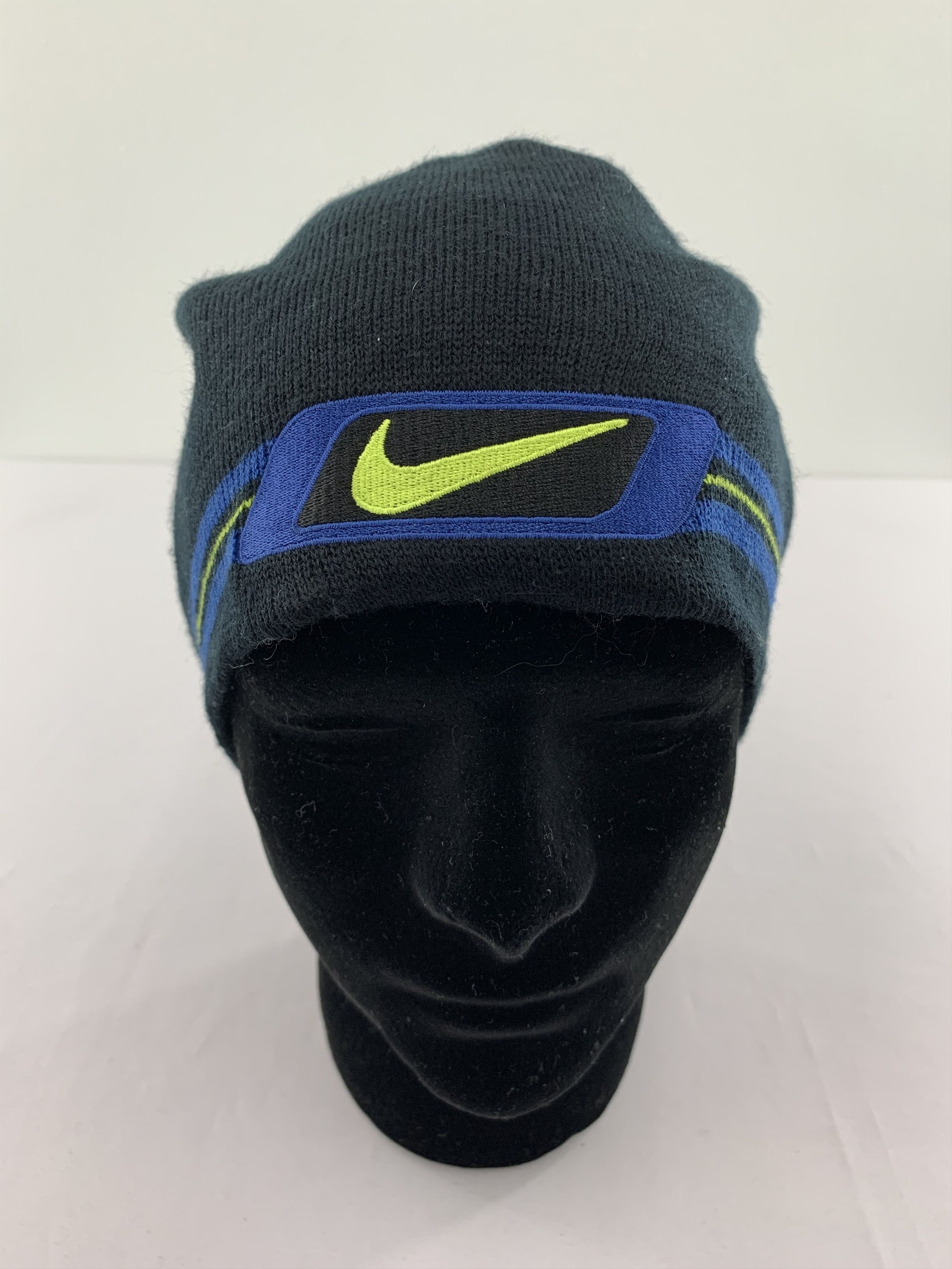 Nike Vintage 90s Nike Beanie Hat Size ONE SIZE - 1 Thumbnail