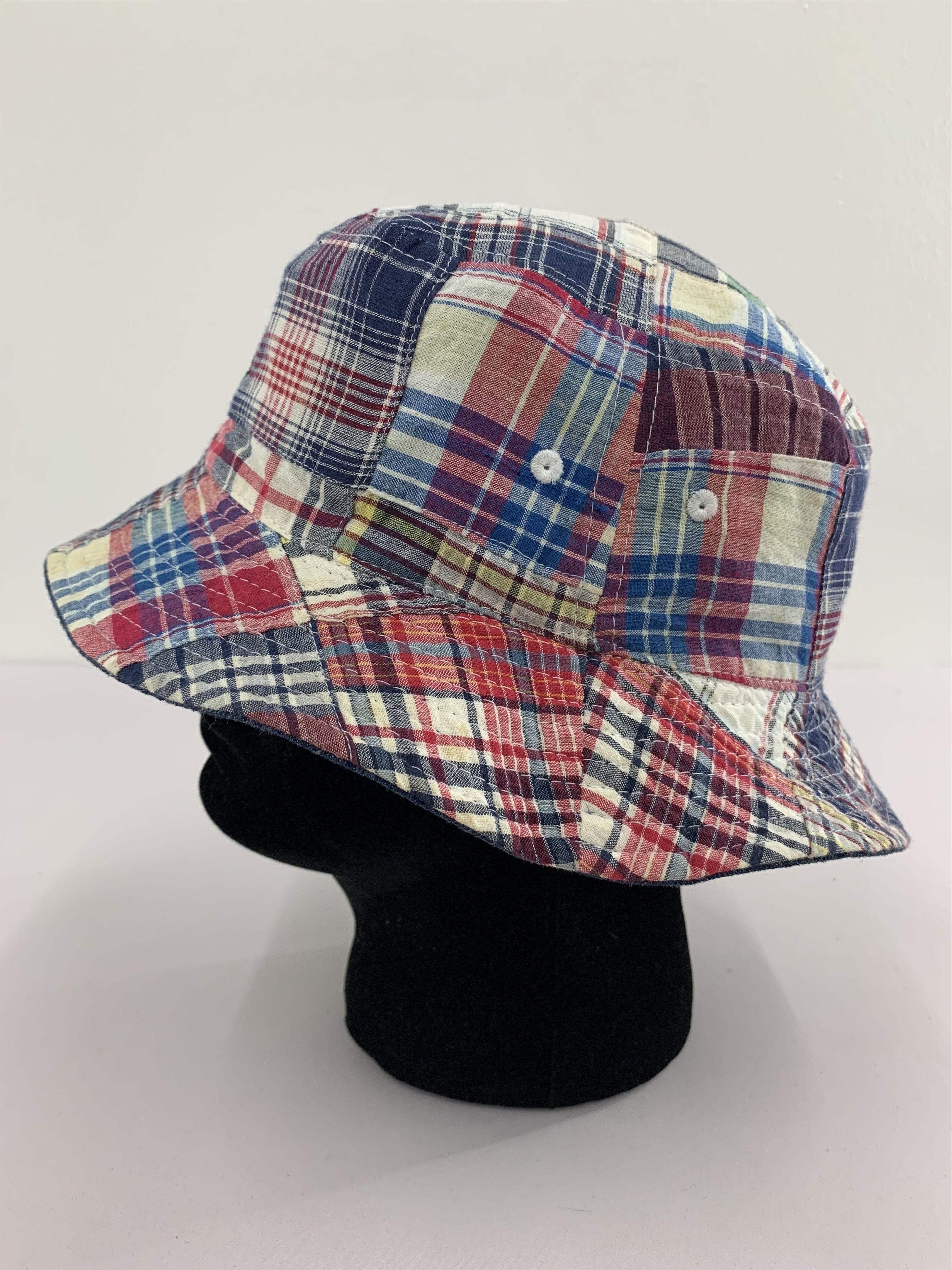 Japanese Brand Patchwork Reversible Hats Nice Design - S3023 Size ONE SIZE - 1 Thumbnail