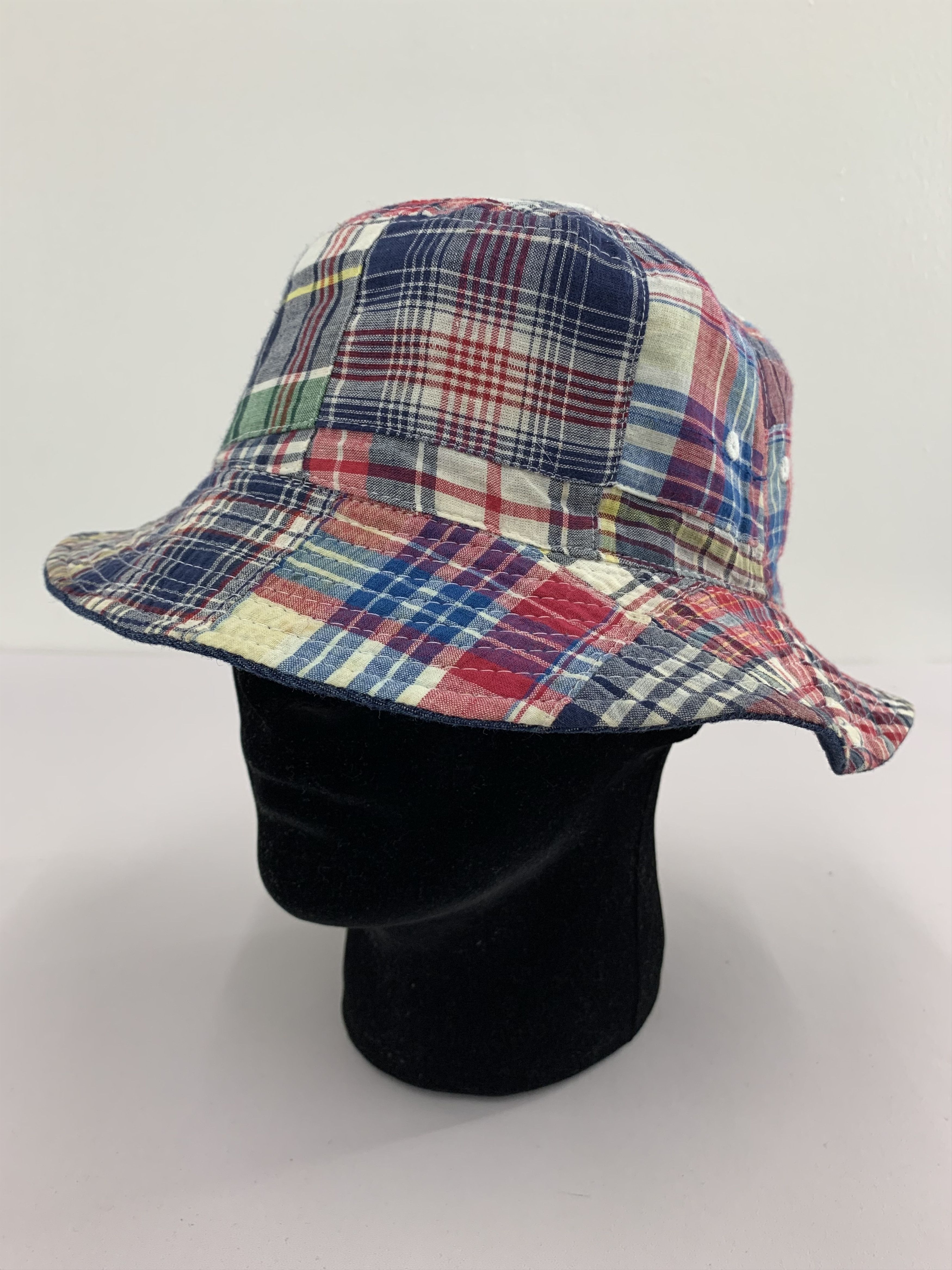 Japanese Brand Patchwork Reversible Hats Nice Design - S3023 Size ONE SIZE - 5 Thumbnail