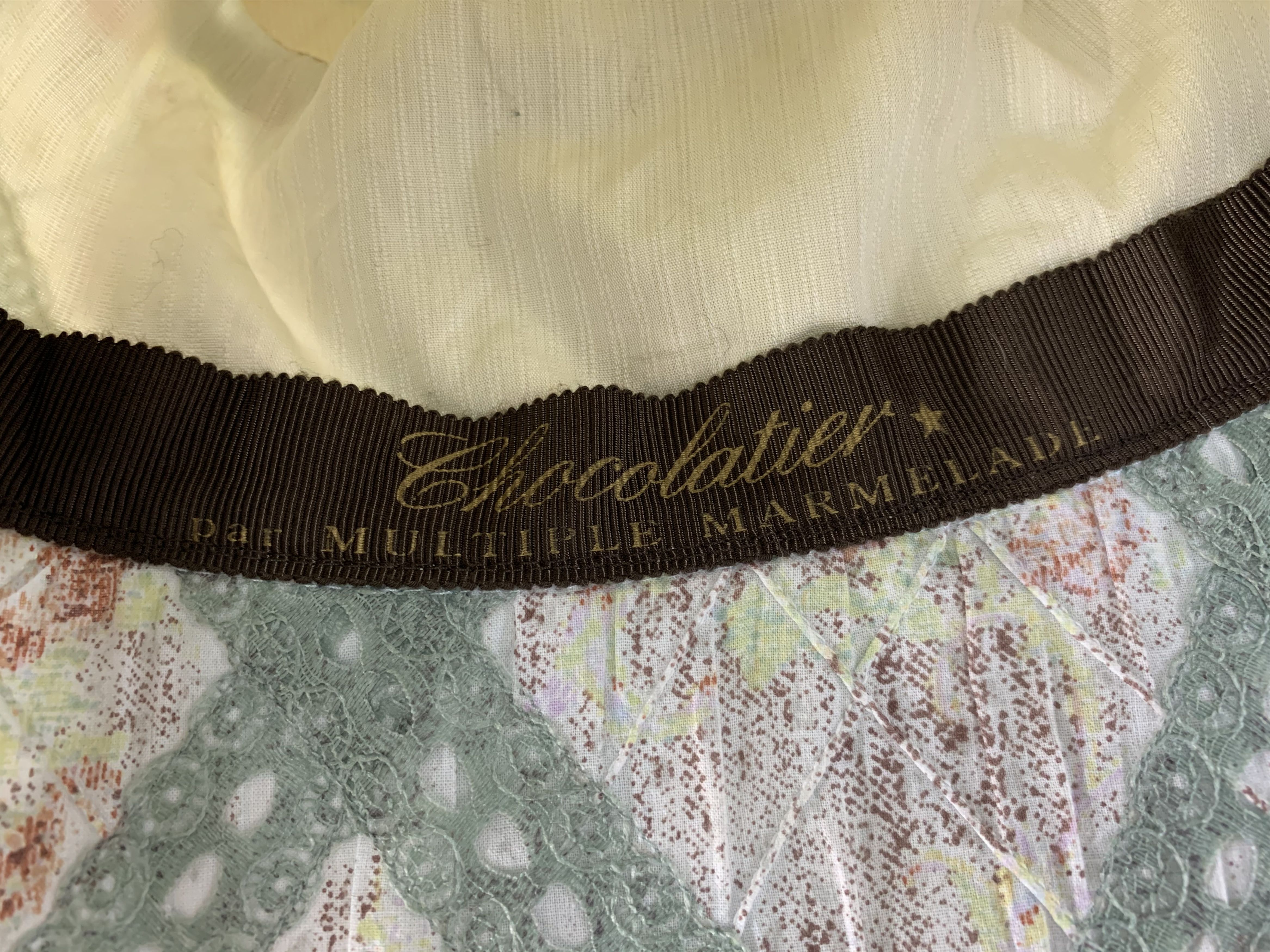 Japanese Brand Chocolatier Japan Hat Flowers Design - S3048 Size ONE SIZE - 8 Thumbnail