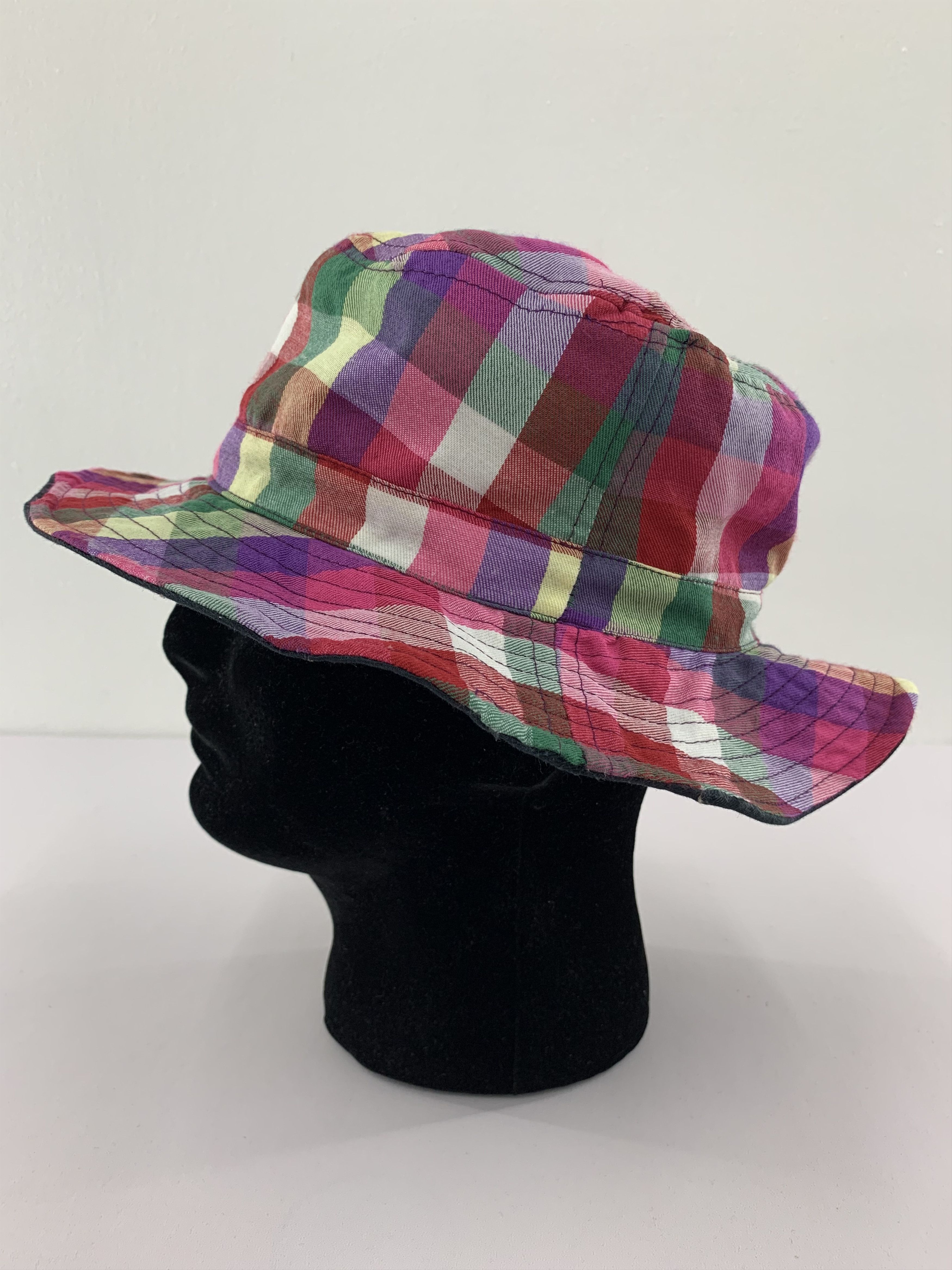 Japanese Brand Tartan Design Bucket Hats - SS1250 Size ONE SIZE - 4 Thumbnail