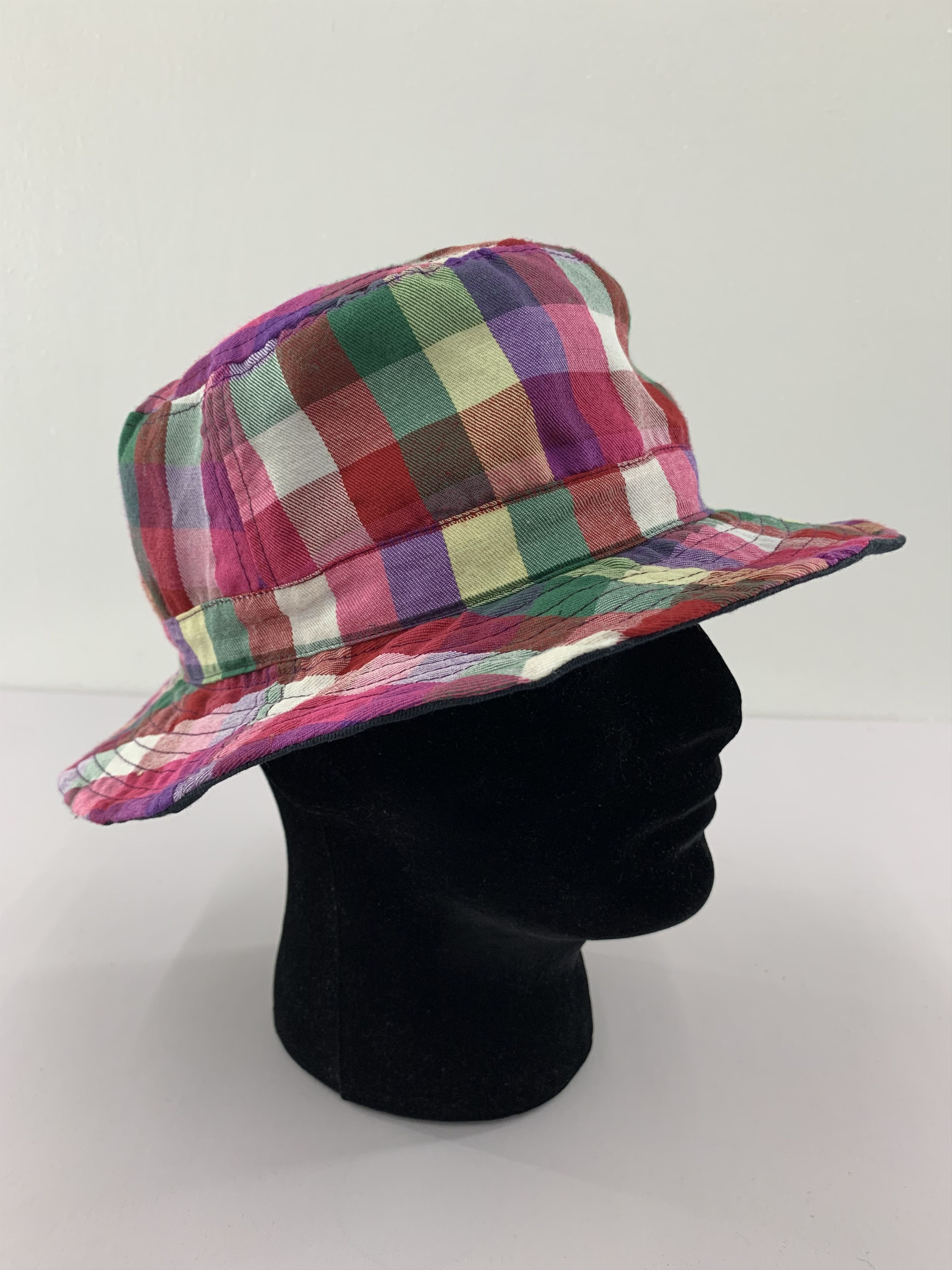 Japanese Brand Tartan Design Bucket Hats - SS1250 Size ONE SIZE - 1 Thumbnail