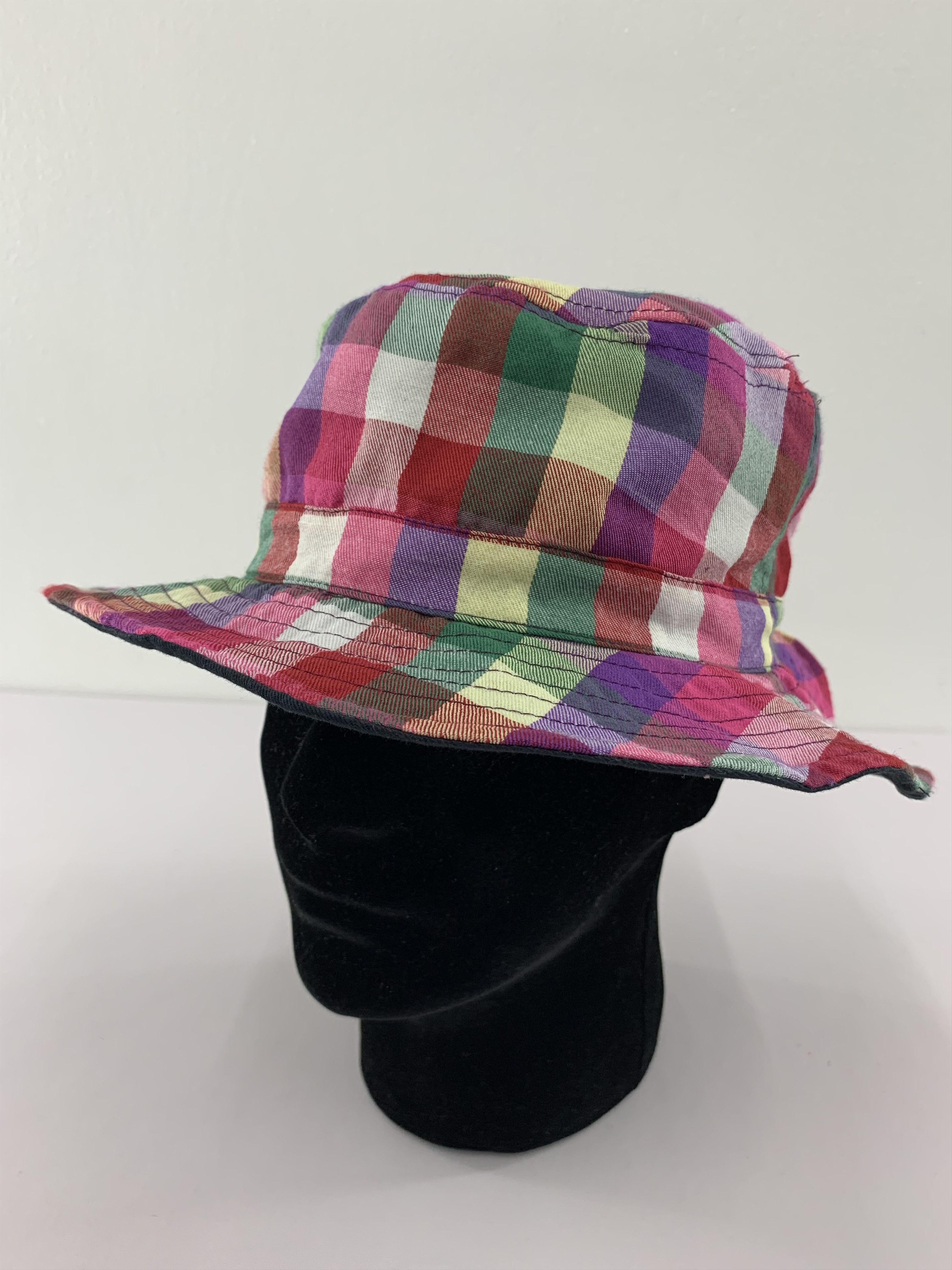 Japanese Brand Tartan Design Bucket Hats - SS1250 Size ONE SIZE - 3 Thumbnail