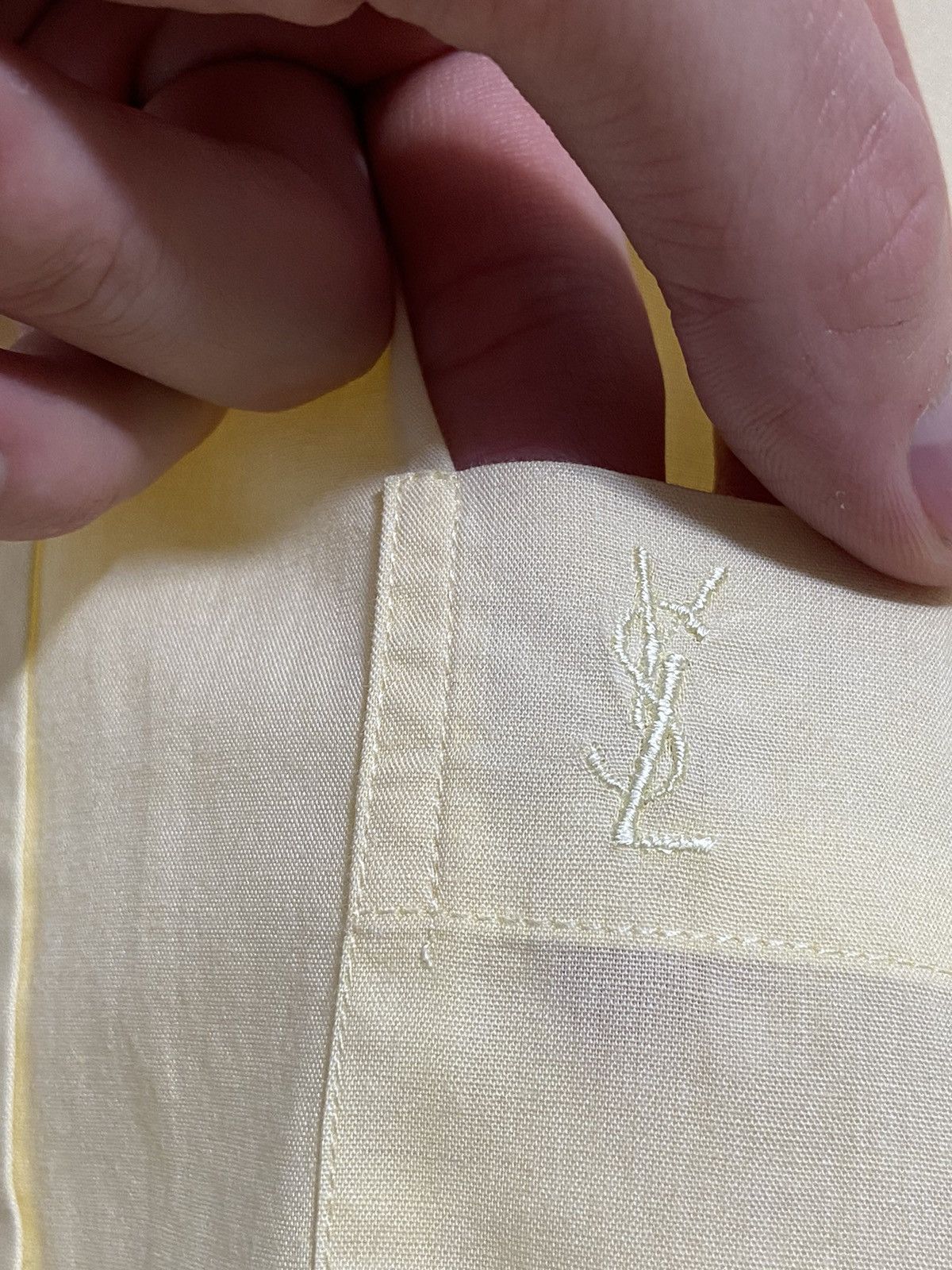 Yves Saint Laurent Yves Saint Laurent Button Up Shirt Size US XL / EU 56 / 4 - 12 Thumbnail