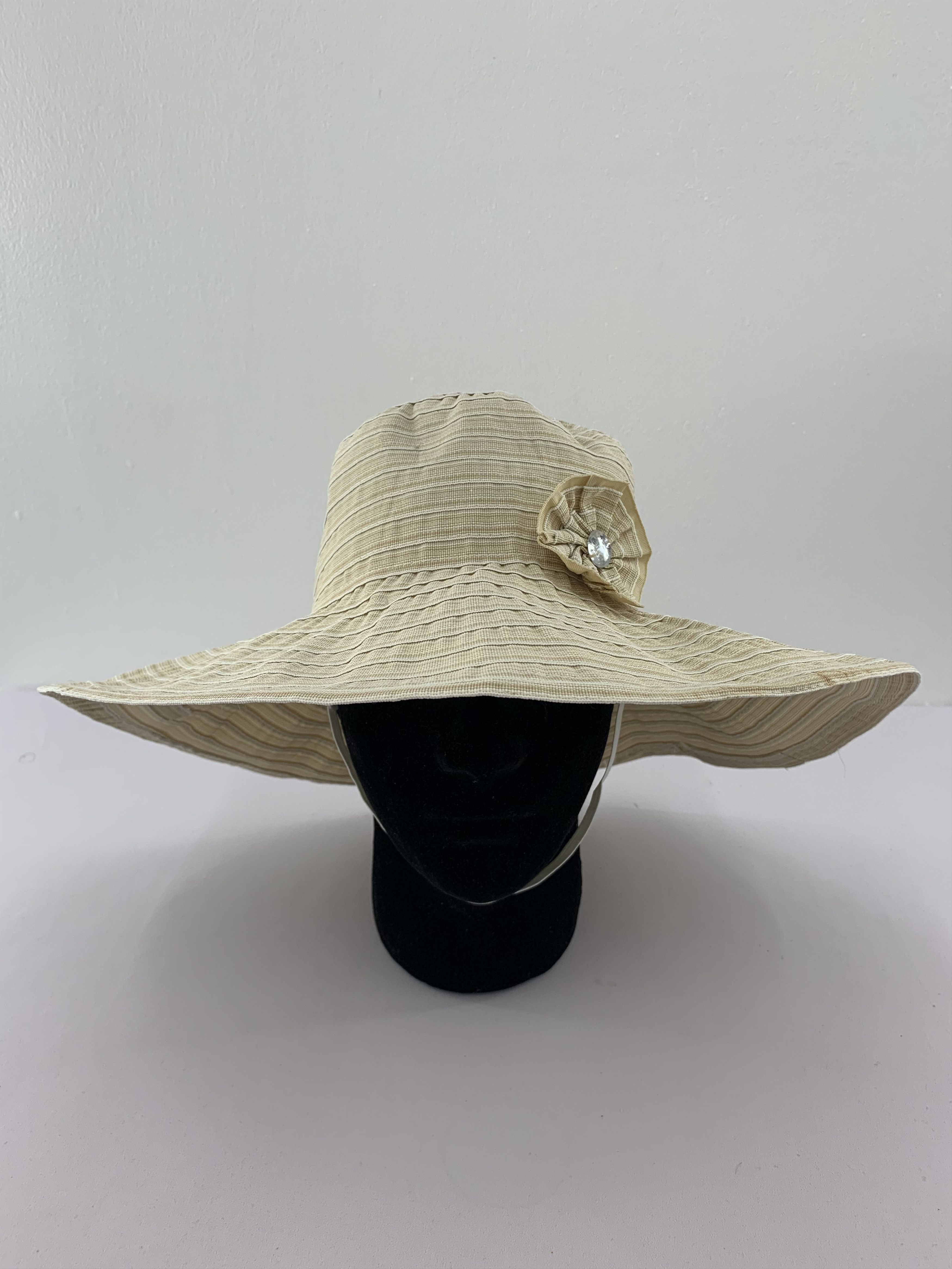 Japanese Brand Womenswear Flowers Bucket Hats Nice Design - S1191 Size ONE SIZE - 2 Thumbnail