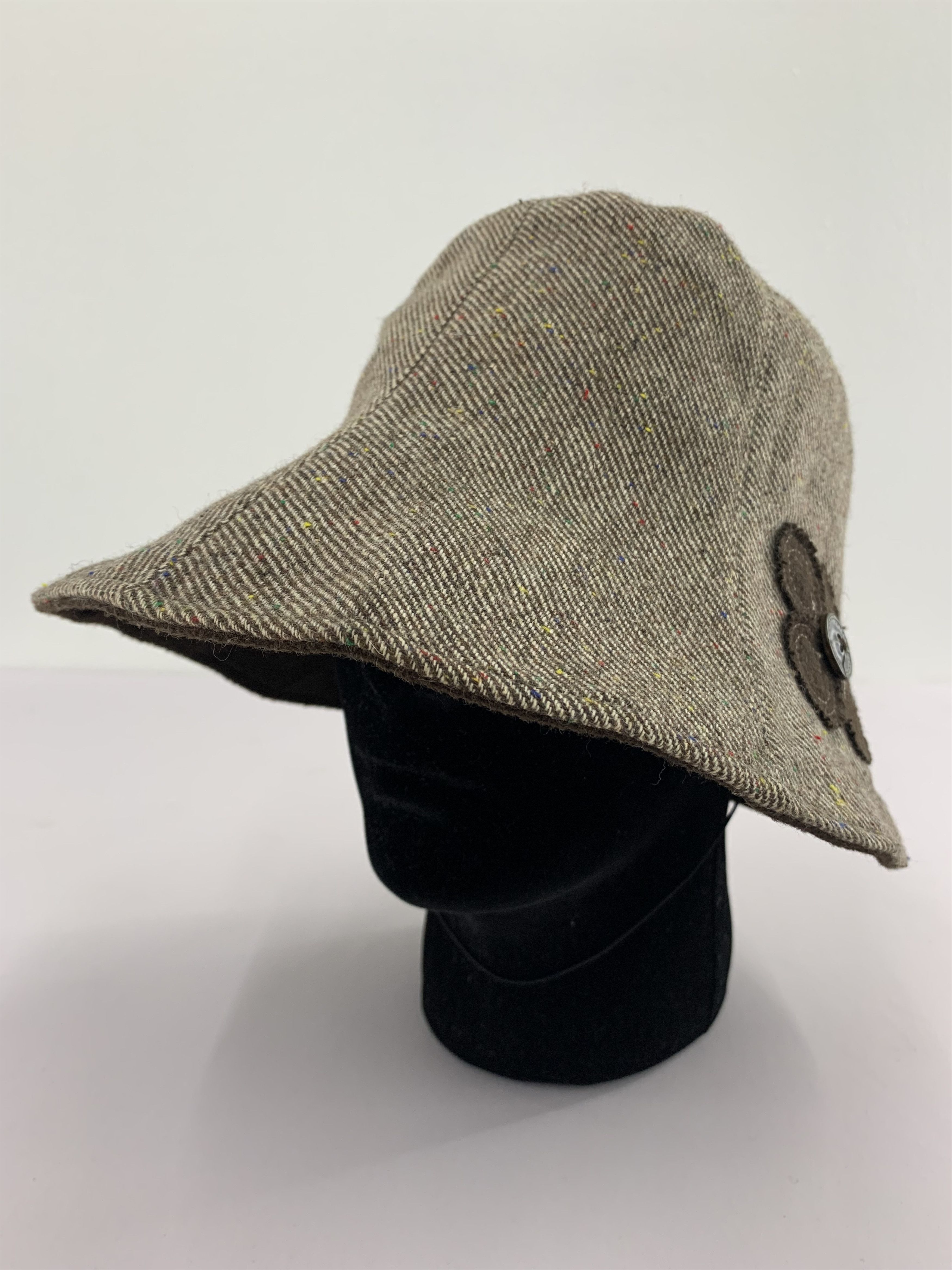 Japanese Brand Unknown Bucket Hats Flower Nice Design - S3049 Size ONE SIZE - 3 Thumbnail
