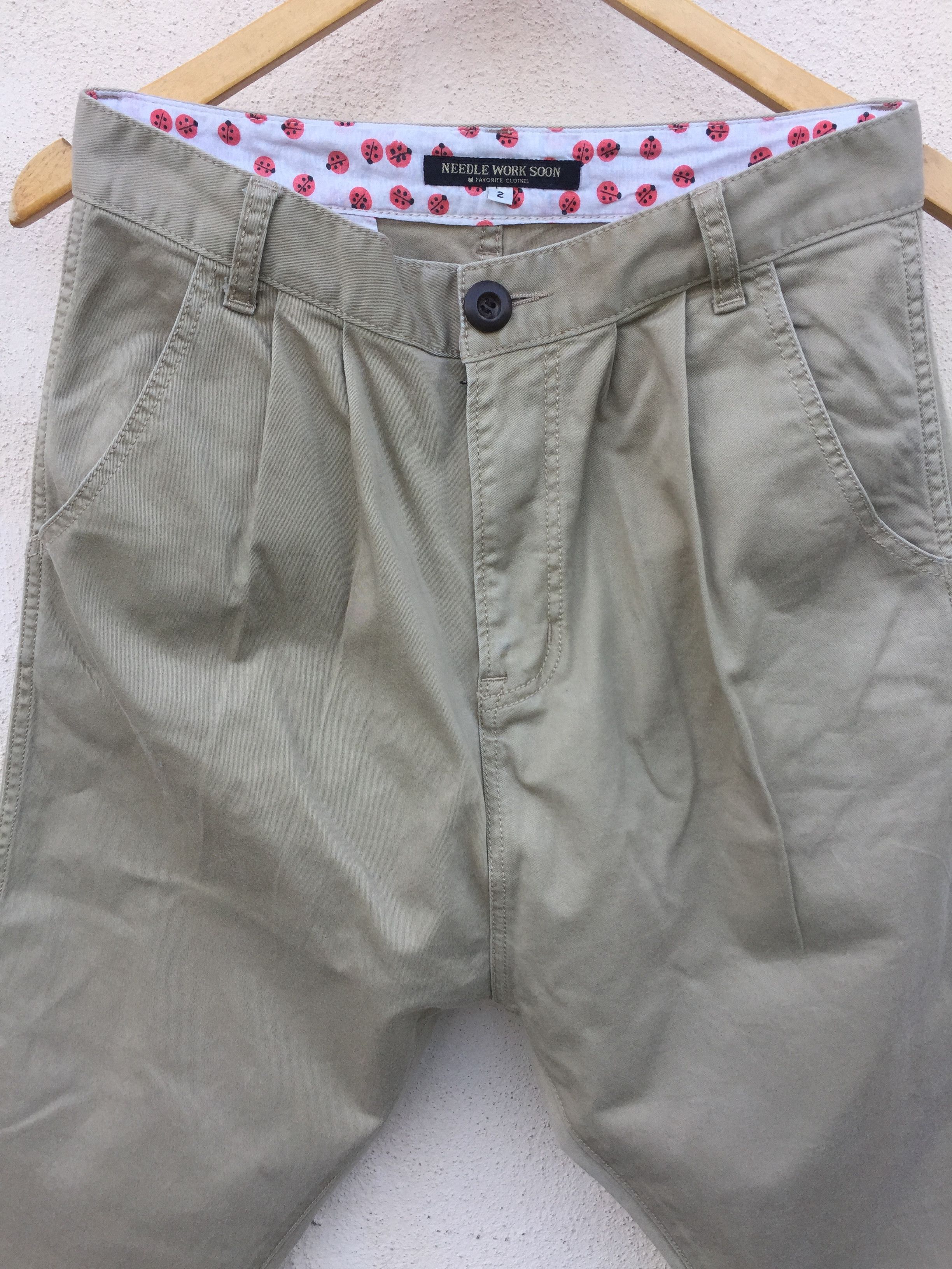 Japanese Brand Needles Work Soon Brand - Drop Crotch Pants Size US 28 / EU 44 - 2 Thumbnail