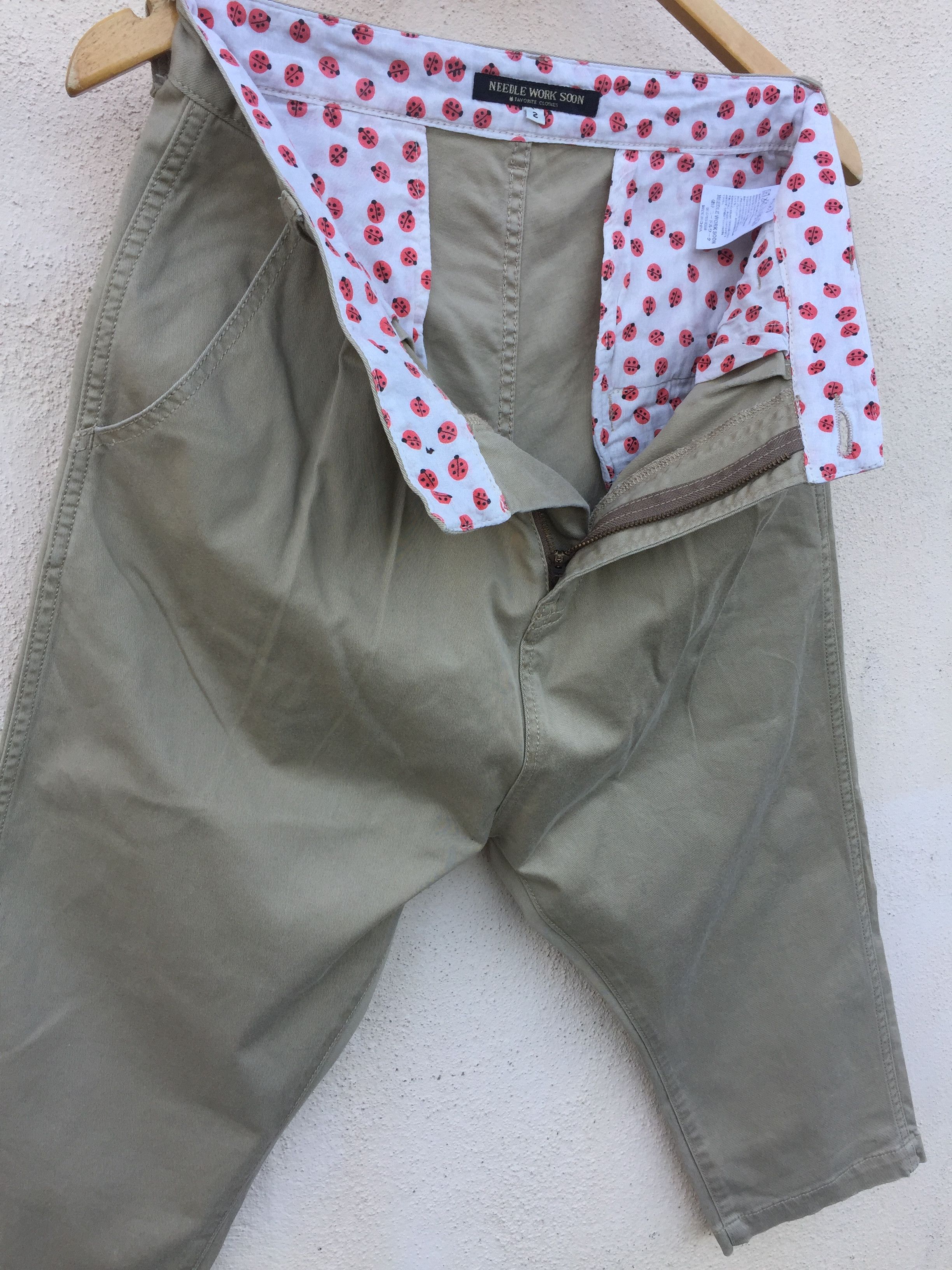Japanese Brand Needles Work Soon Brand - Drop Crotch Pants Size US 28 / EU 44 - 6 Thumbnail