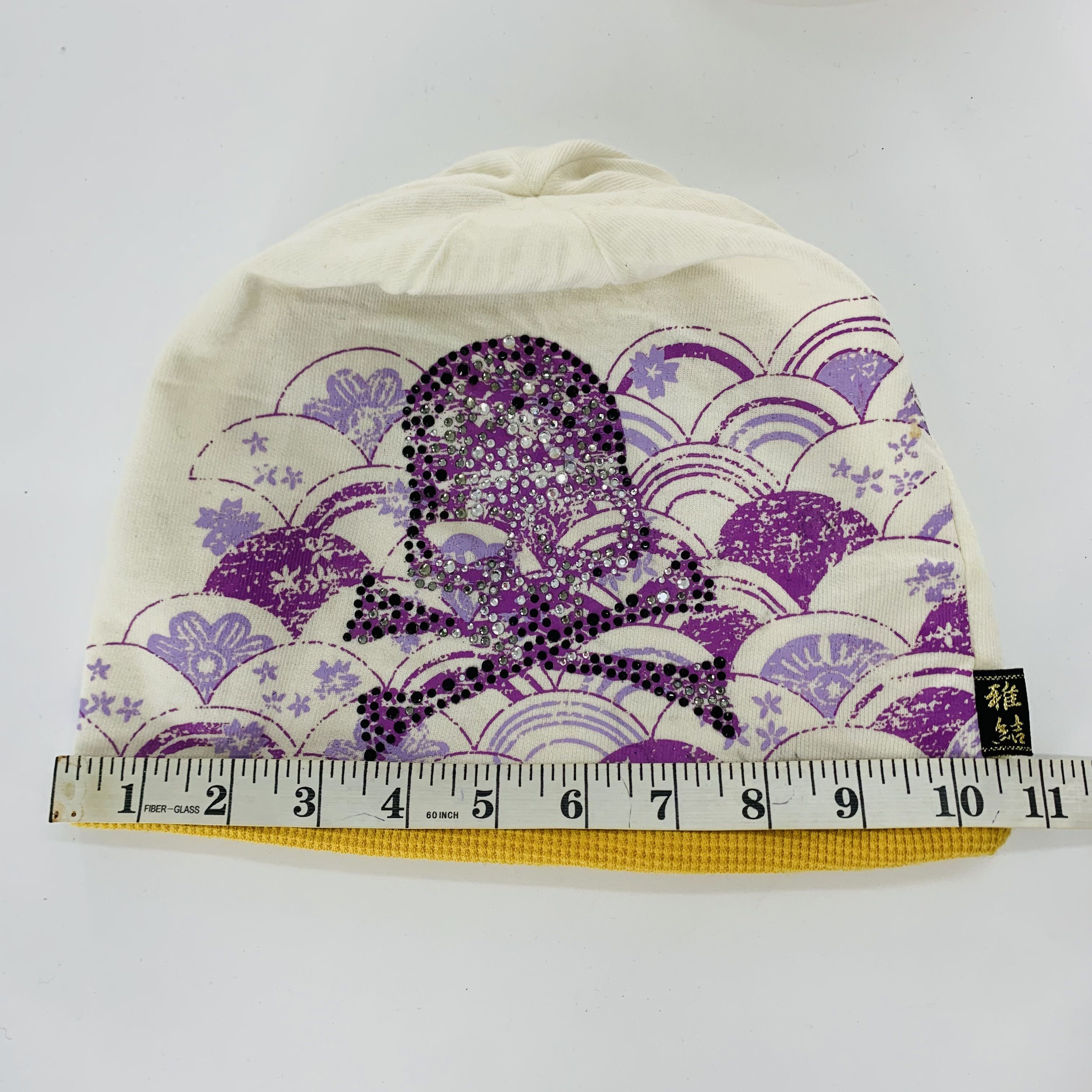 Japanese Brand Skulls Printed Beanie Hats - B3053 Size ONE SIZE - 9 Thumbnail