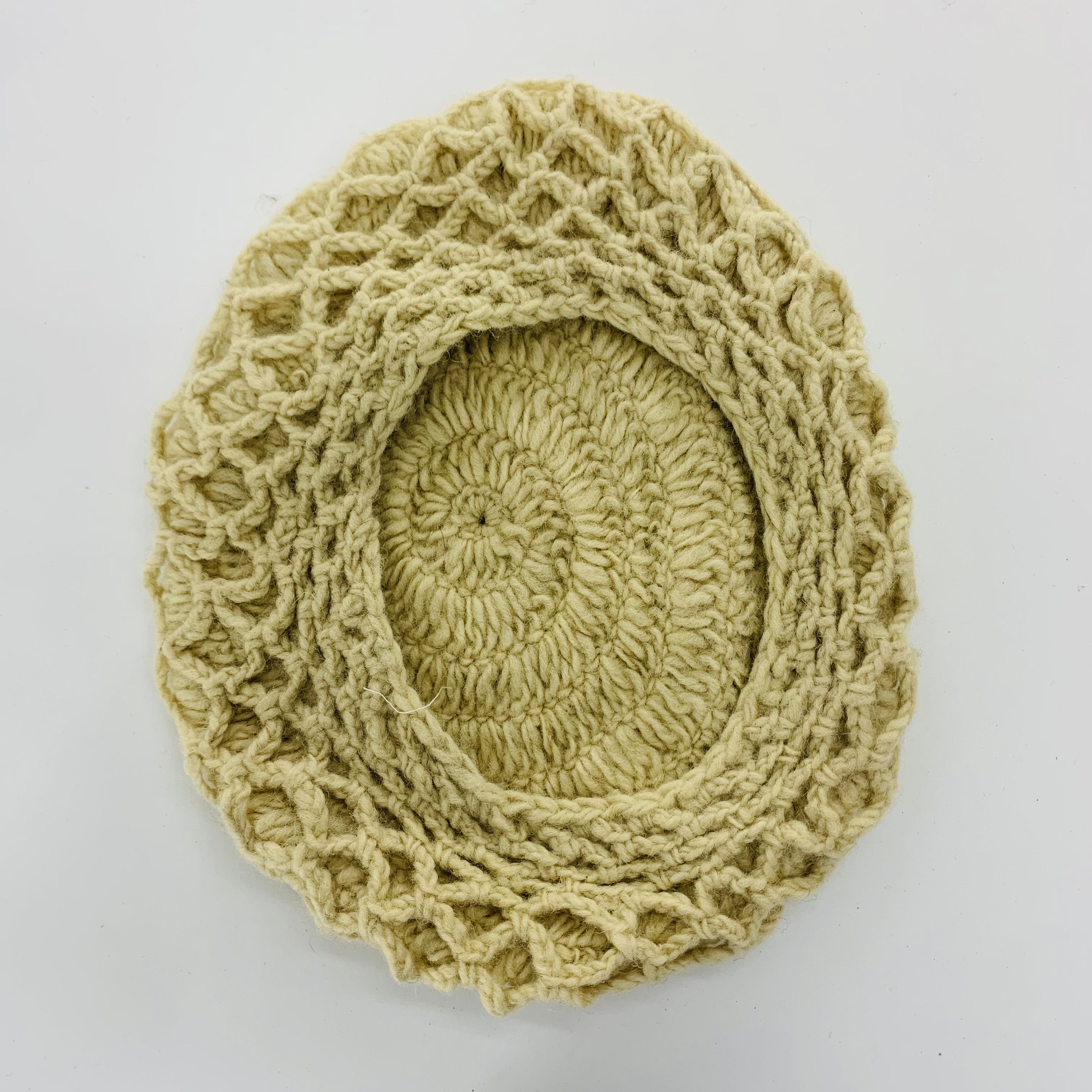 Handmade Vintage Handmade Beret hats Knitted - B3043 Size ONE SIZE - 6 Thumbnail