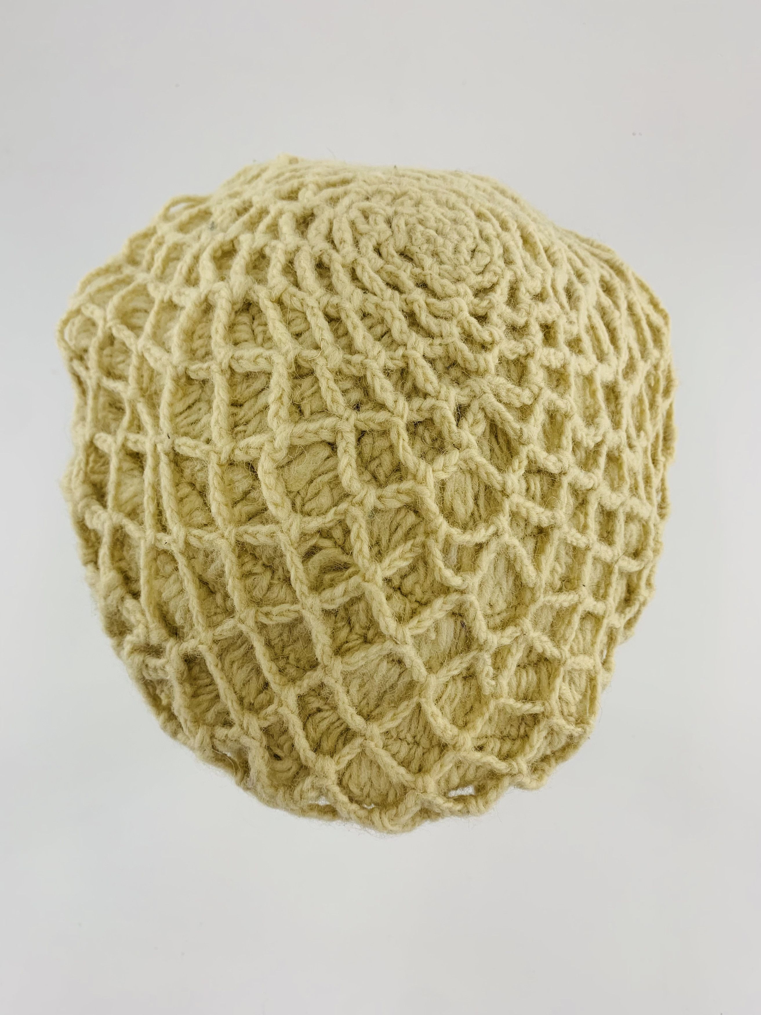 Handmade Vintage Handmade Beret hats Knitted - B3043 Size ONE SIZE - 5 Thumbnail