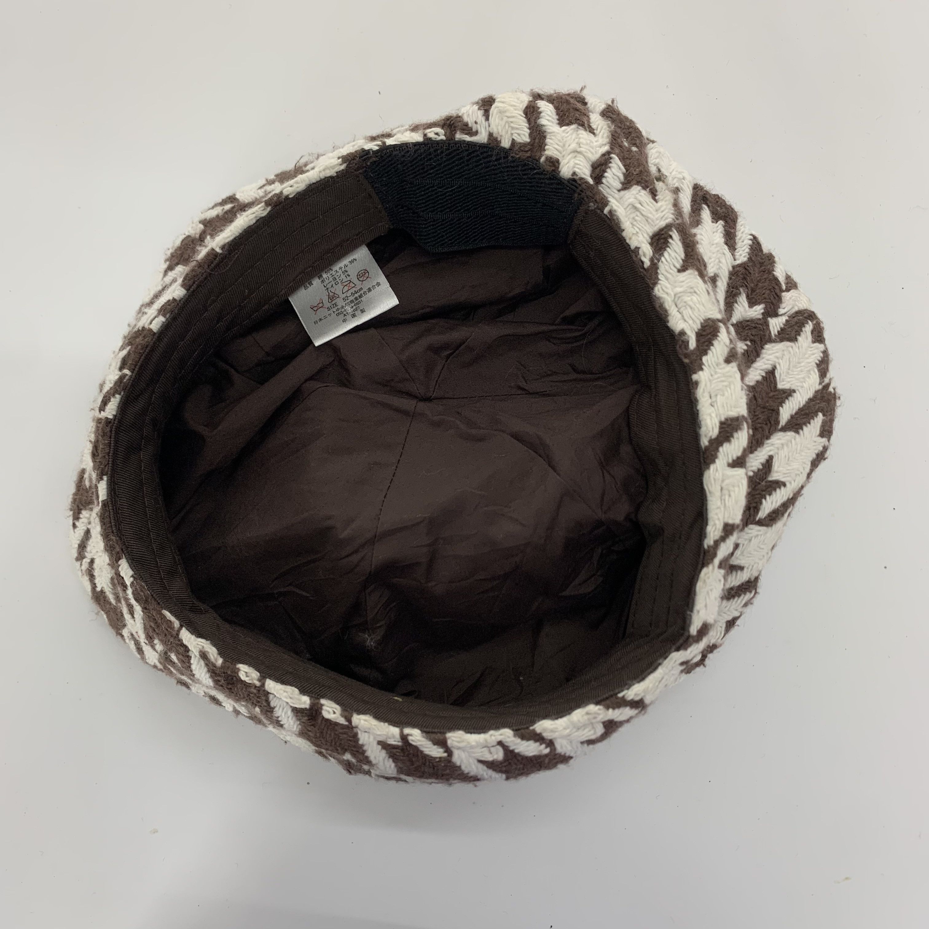 Other Houndstooth Beret Hat Beanie - B3034 Size ONE SIZE - 6 Thumbnail