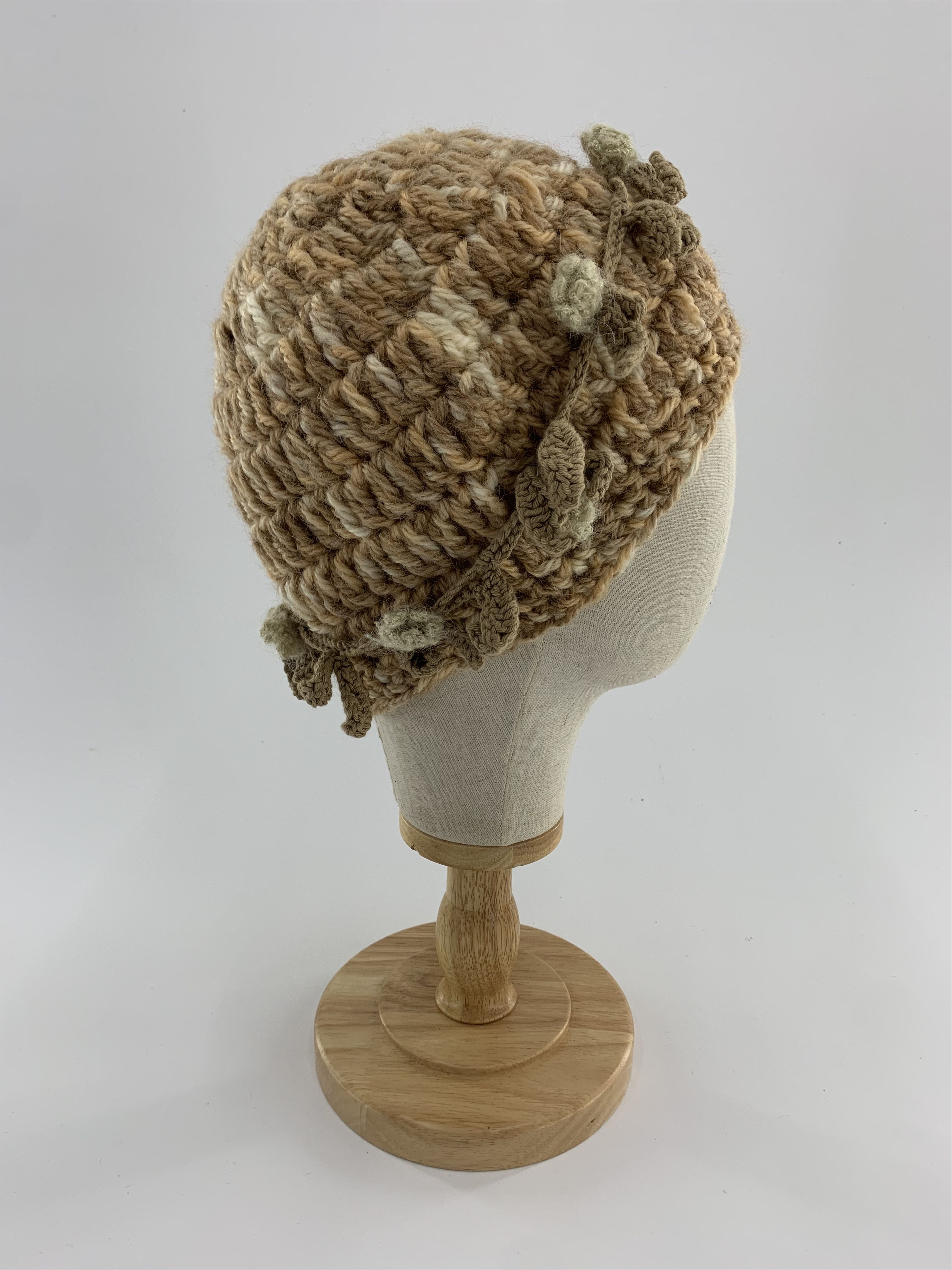 Handmade Handmade Knit Beanie Hats - B3032 Size ONE SIZE - 4 Thumbnail