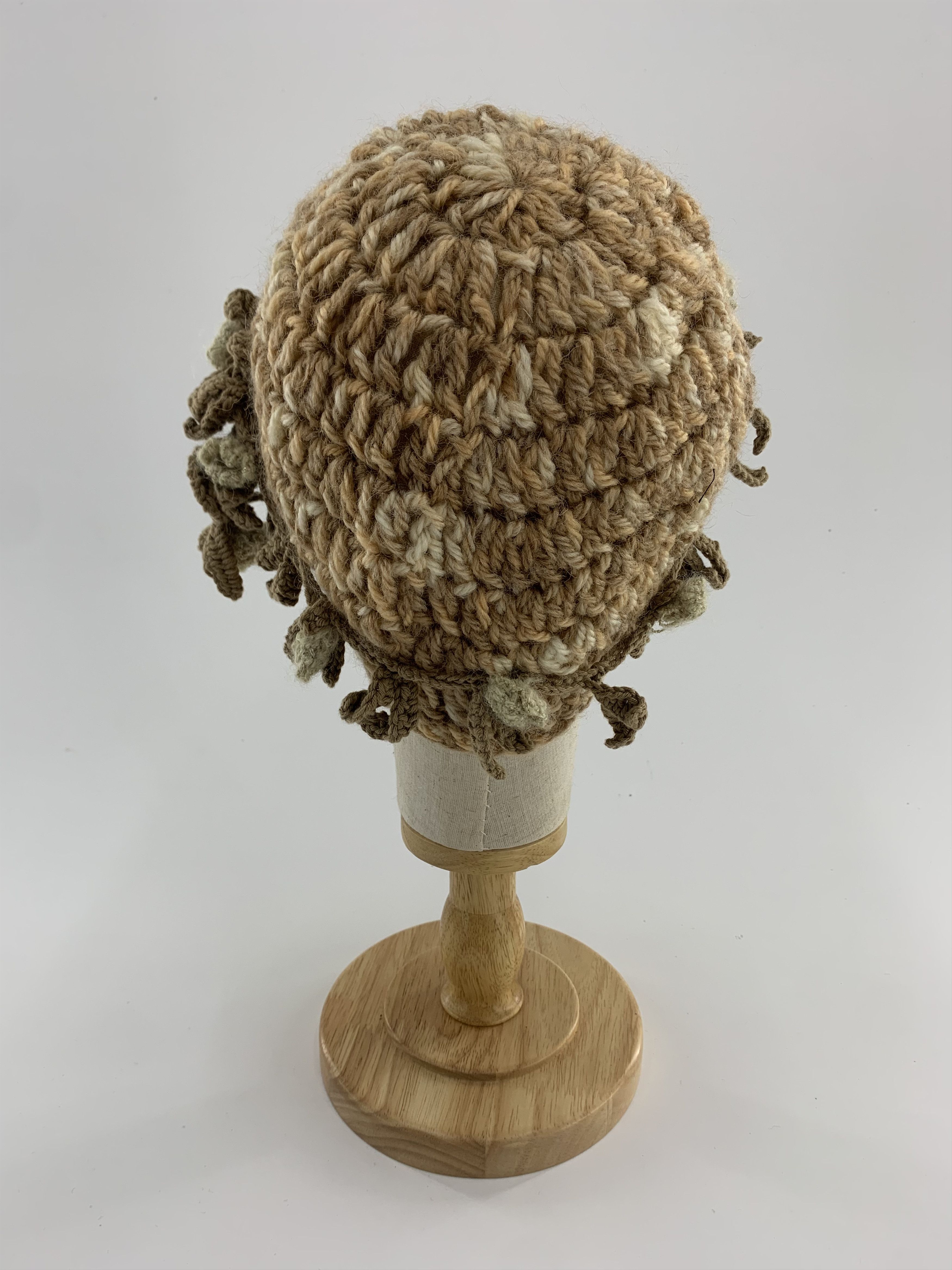 Handmade Handmade Knit Beanie Hats - B3032 Size ONE SIZE - 3 Thumbnail