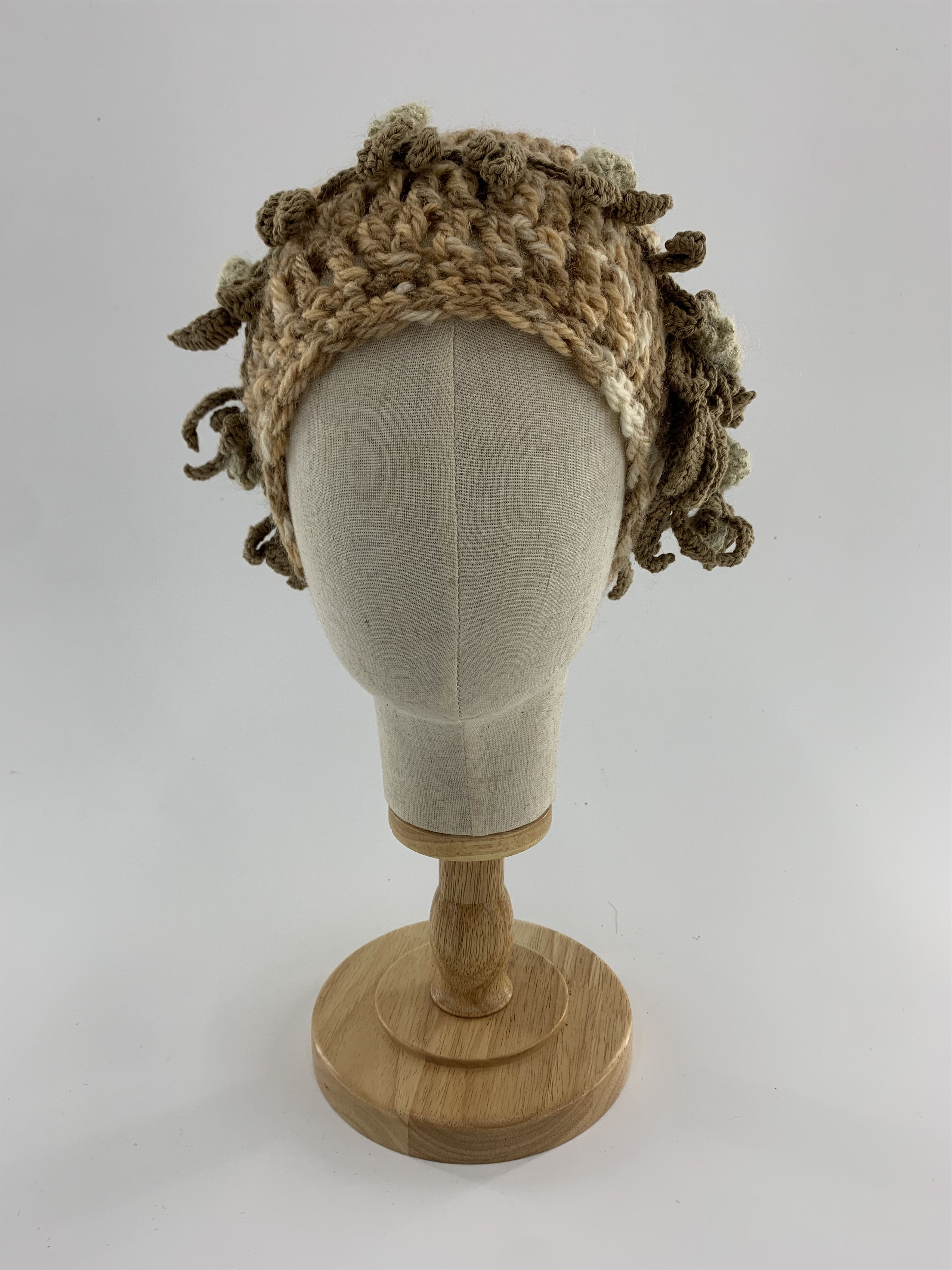 Handmade Handmade Knit Beanie Hats - B3032 Size ONE SIZE - 2 Thumbnail