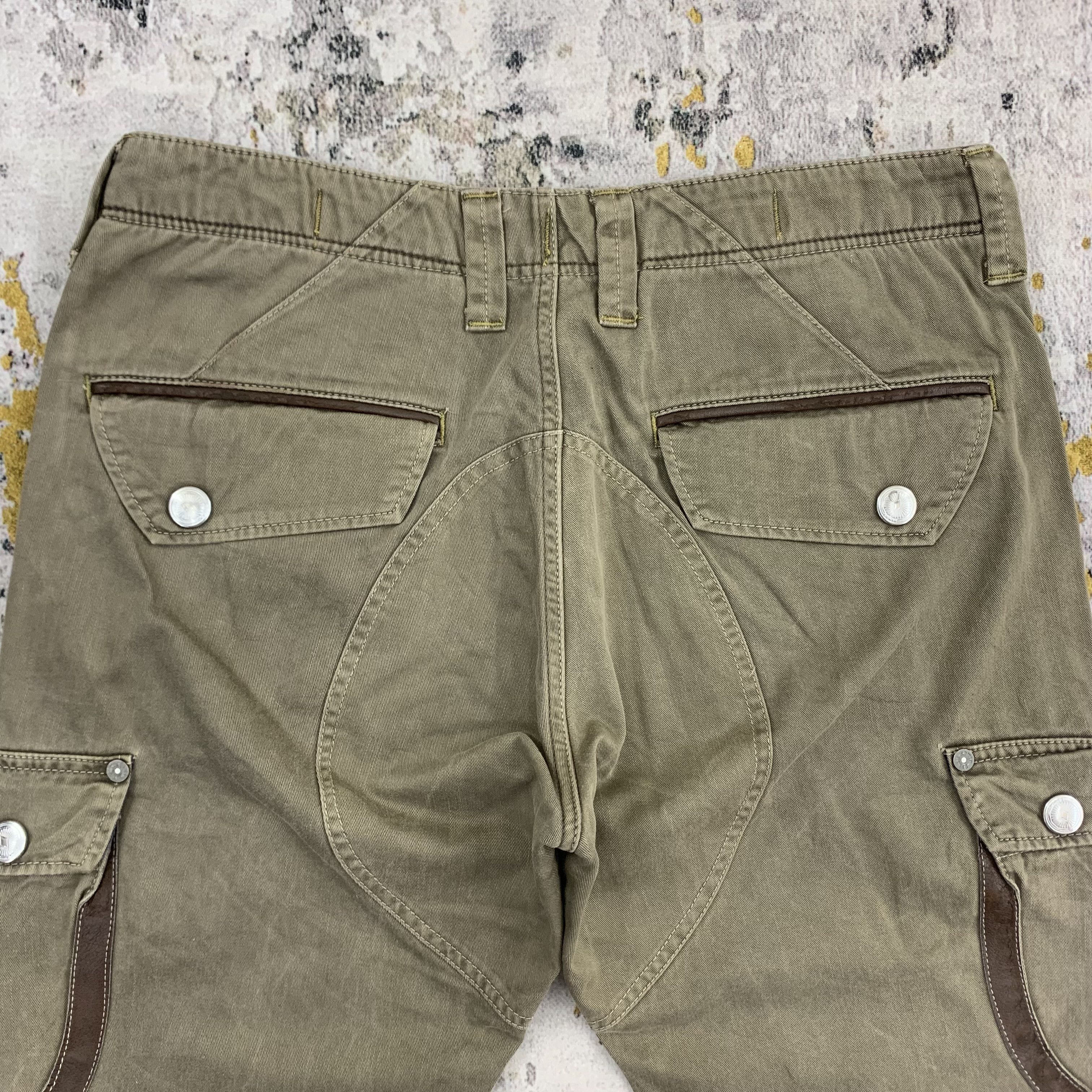 Edwin Edwin Cargo Pants Tactical Multipocket Military Size US 35 - 4 Thumbnail
