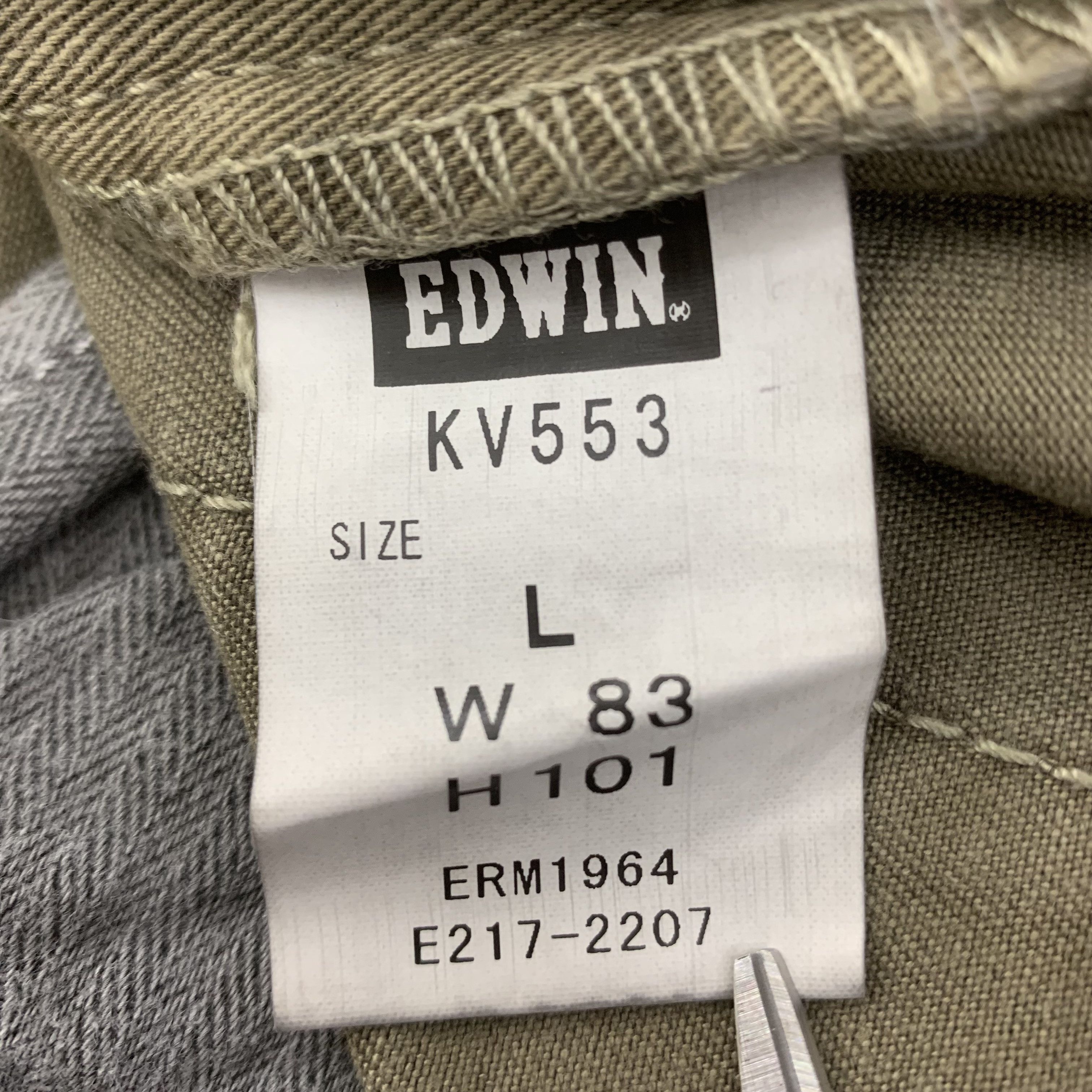 Edwin Edwin Cargo Pants Tactical Multipocket Military Size US 35 - 10 Thumbnail