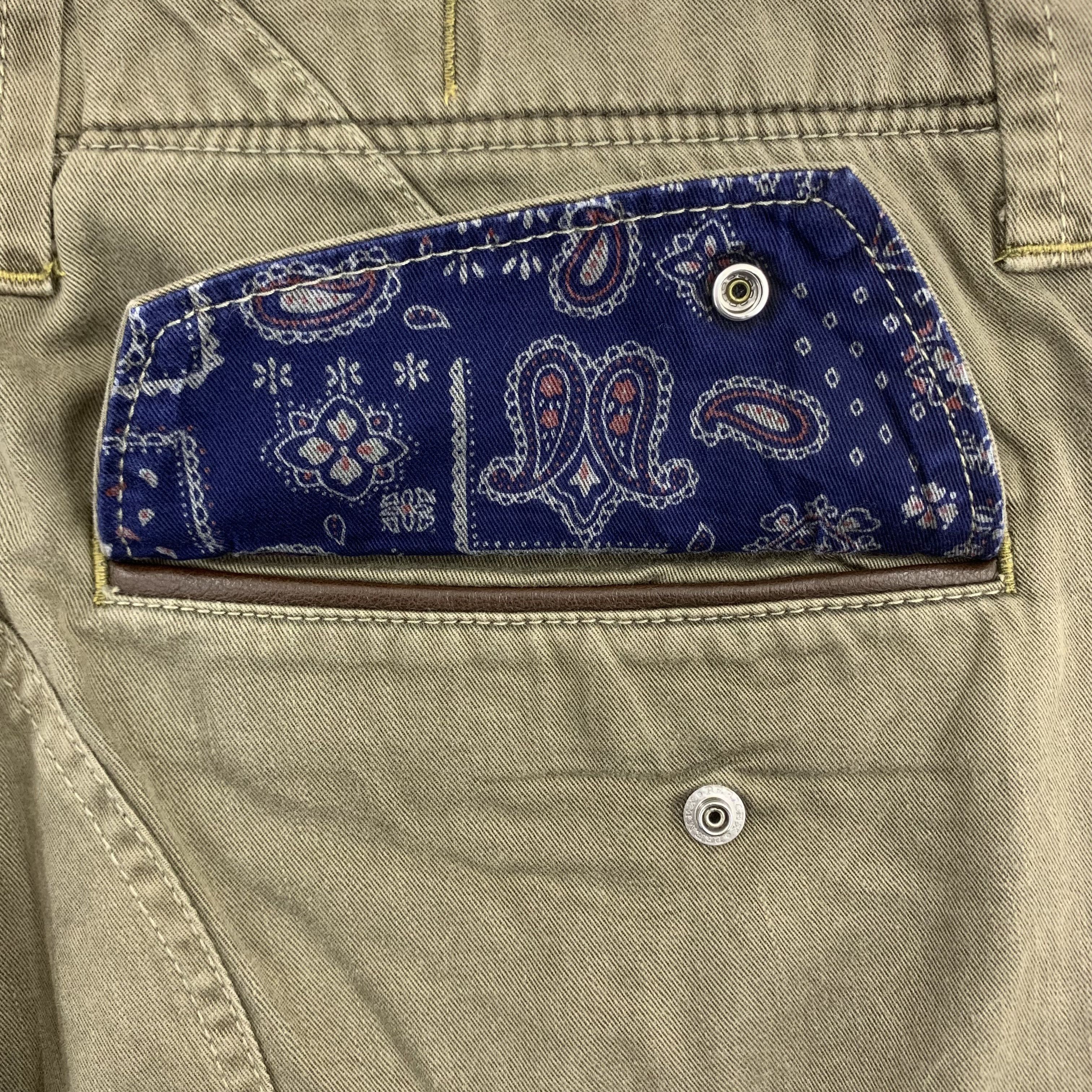 Edwin Edwin Cargo Pants Tactical Multipocket Military Size US 35 - 8 Thumbnail