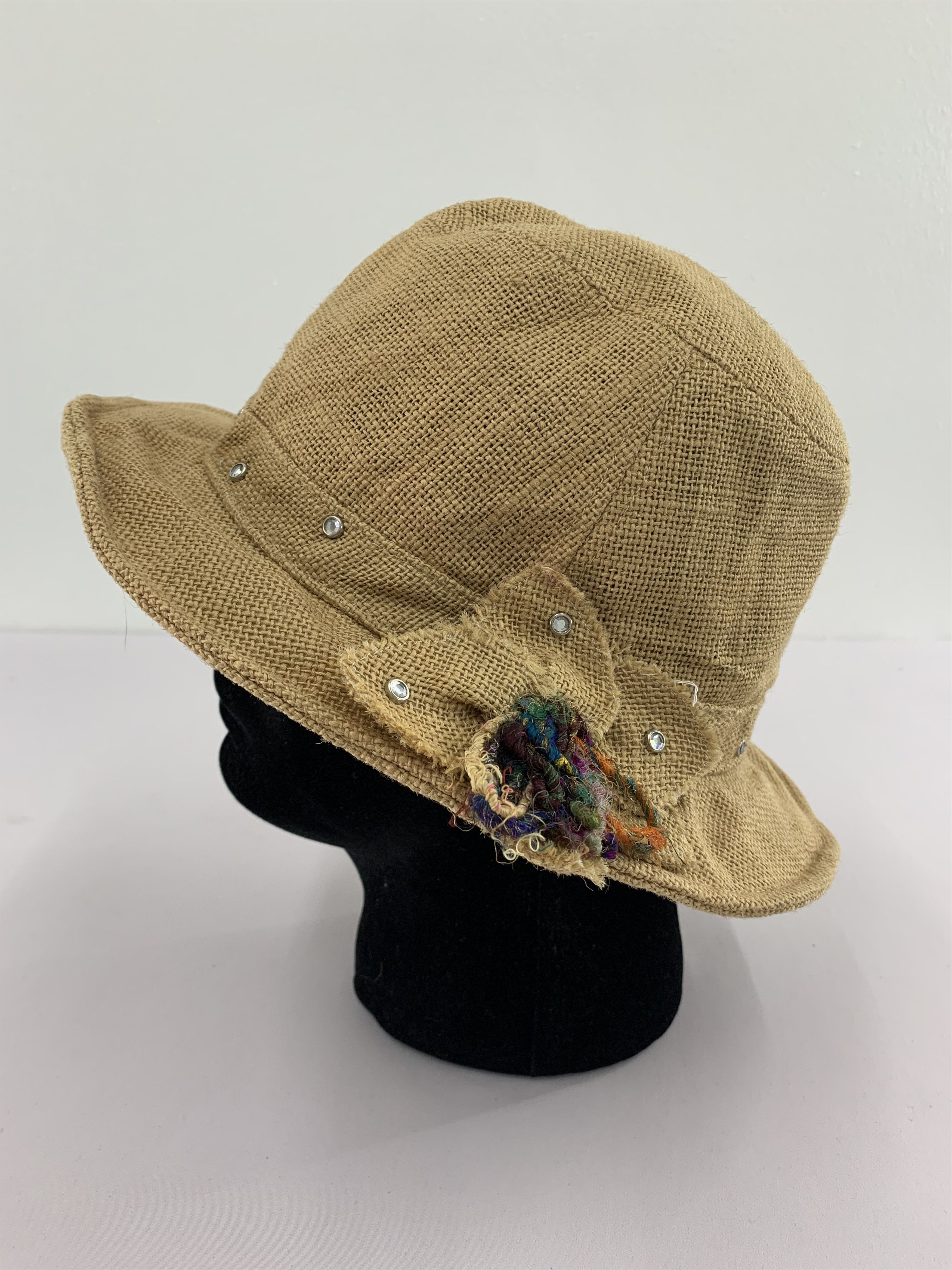image of Japanese Traditional Bucket Hats Nice Design - S3054 in Brown, Men's