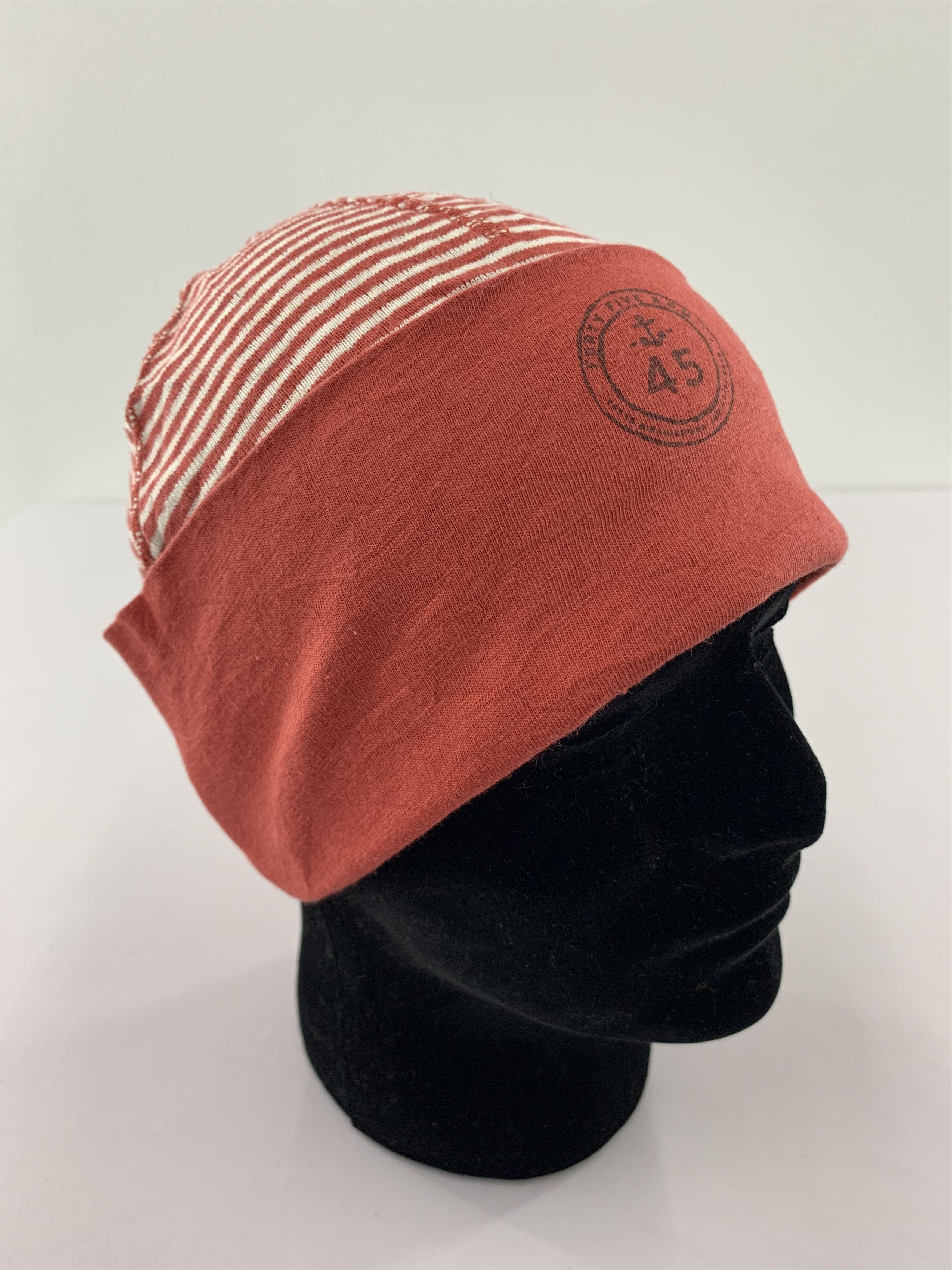 45rpm 45rpm Beanie Hat Red Striped Size ONE SIZE - 3 Thumbnail