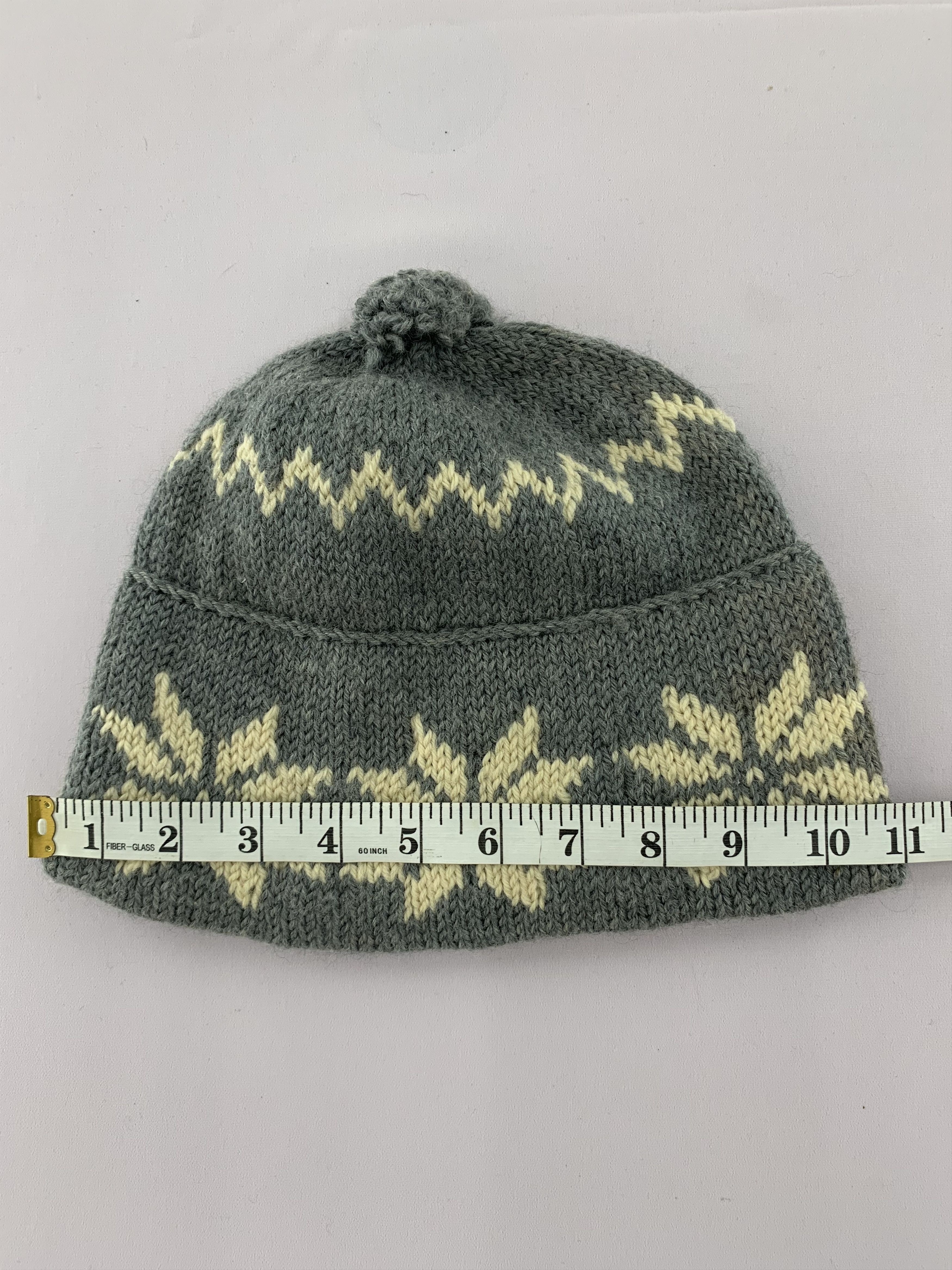 Japanese Brand Pozzy Rap Wool hat Knitted Size ONE SIZE - 4 Thumbnail