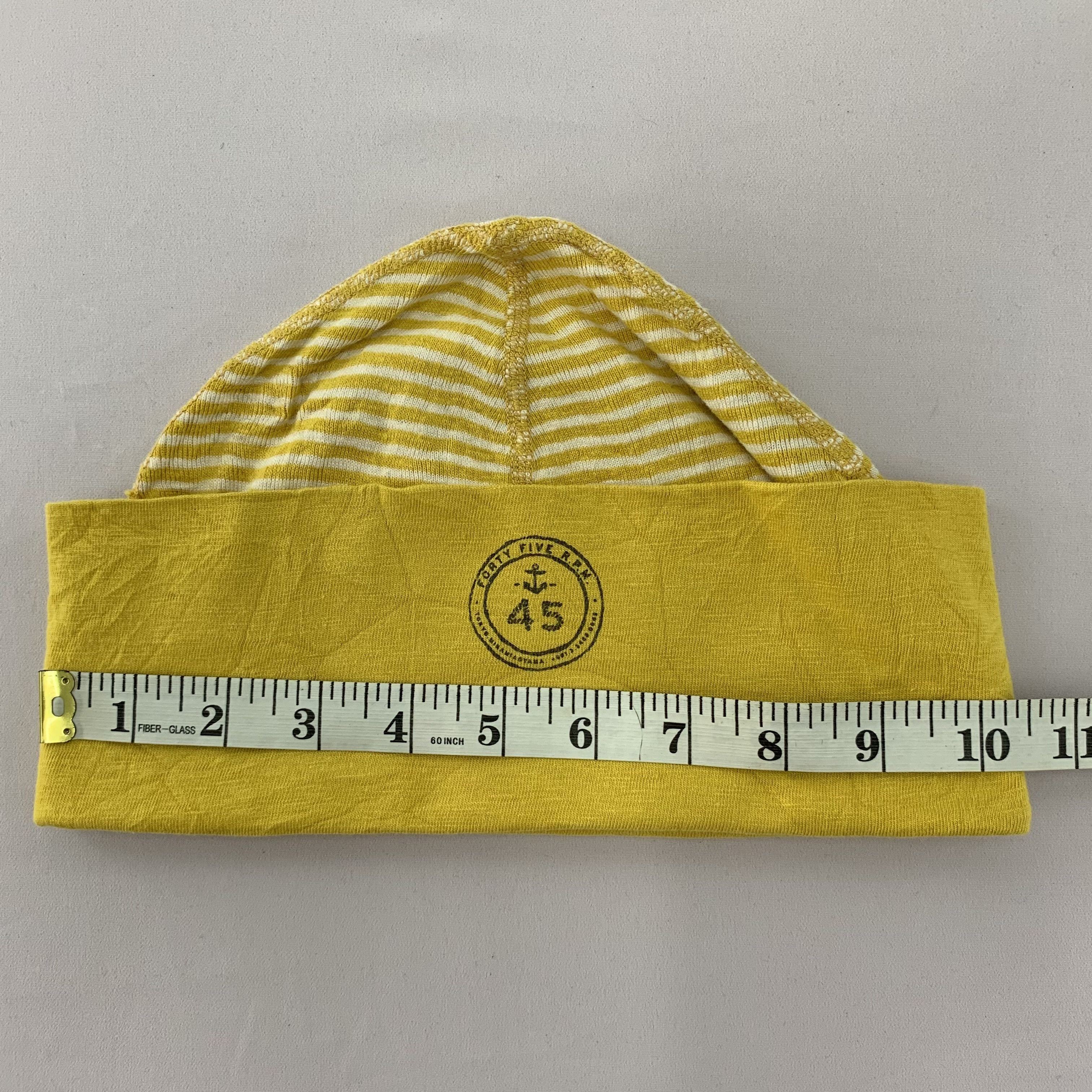 45rpm 45rpm Beanie Hat Striped Yellow Size ONE SIZE - 9 Thumbnail