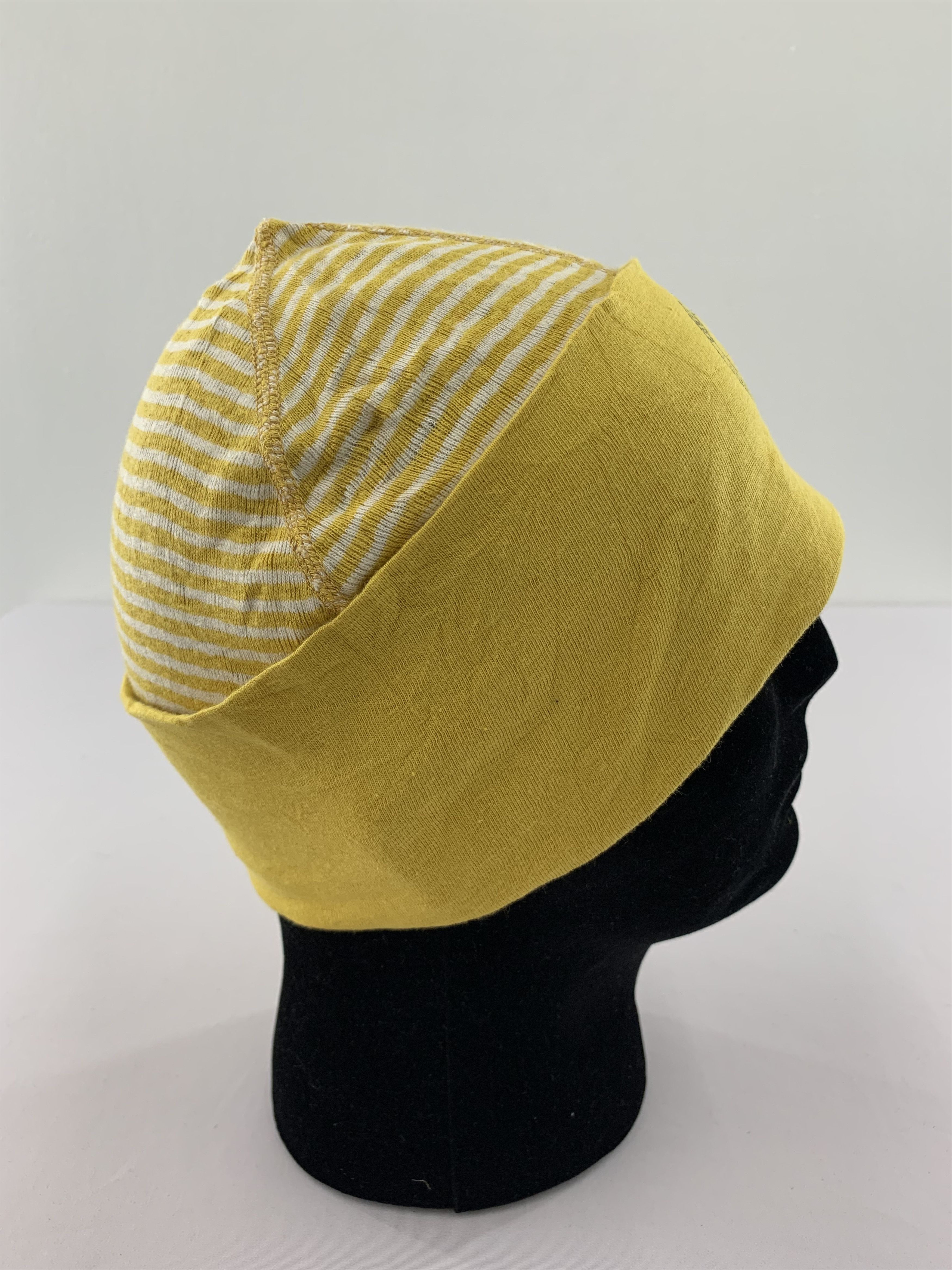45rpm 45rpm Beanie Hat Striped Yellow Size ONE SIZE - 5 Thumbnail
