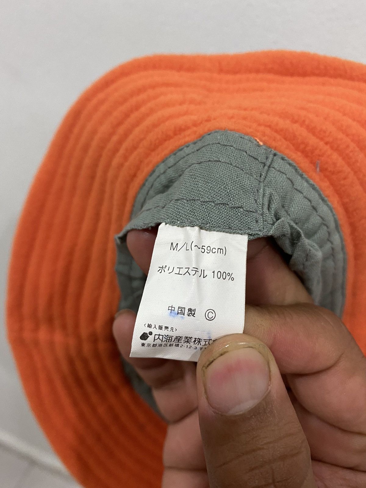 Kansai Yamamoto × Vintage Body Max By Kansai Yamamoto Fleece Outdoor Bucket Hat Size ONE SIZE - 5 Thumbnail