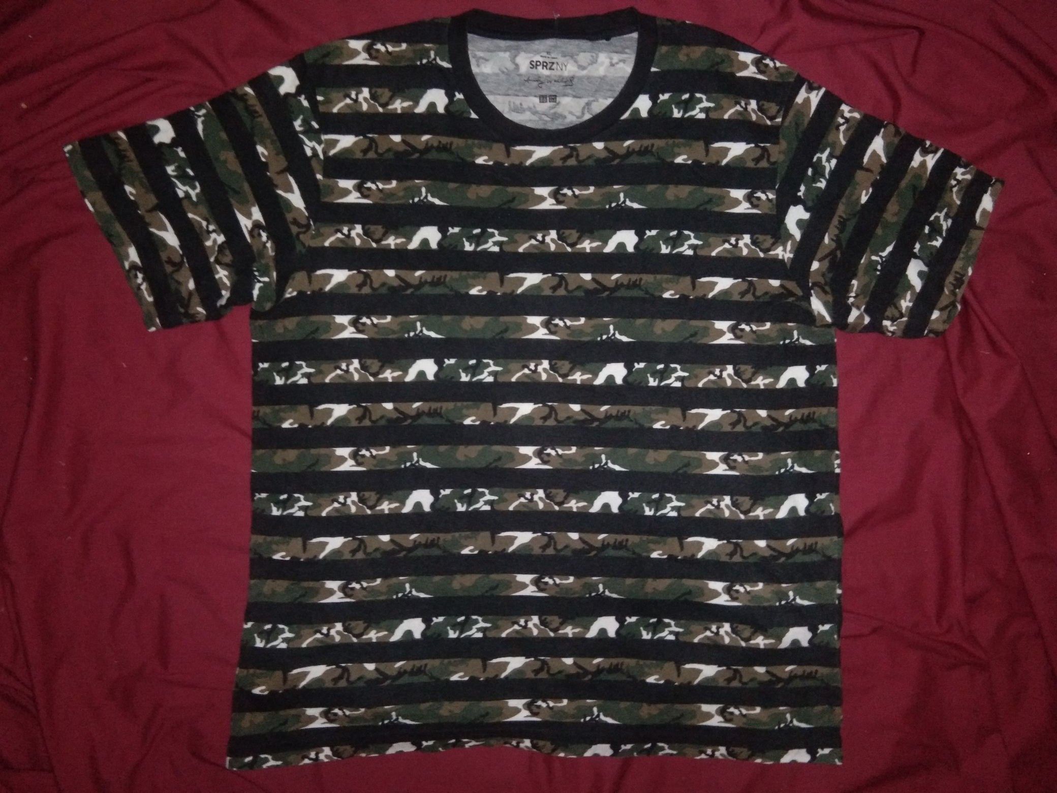 Andy Warhol × Uniqlo Andy Warhol Camo Stripe tshirt AOP fullprint pop art Size US L / EU 52-54 / 3 - 2 Thumbnail