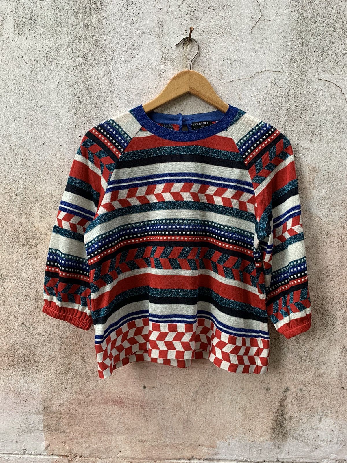 Chanel Chanel Knit Blouse Grailed