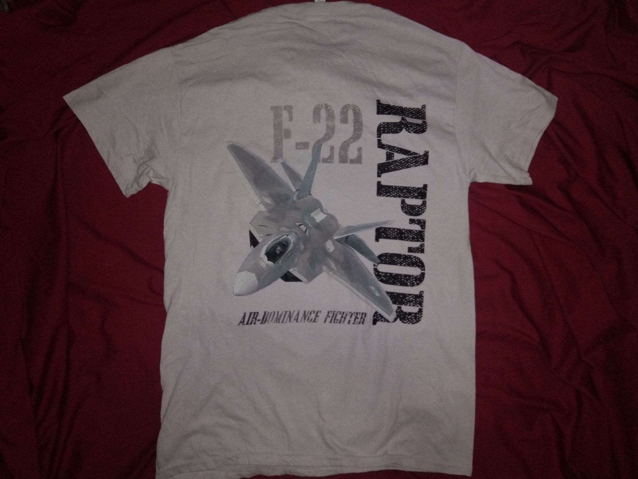 Vintage 2pcs Combo Air Force FA22 Raptor tshirt Jet Fighter Size US M / EU 48-50 / 2 - 5 Thumbnail