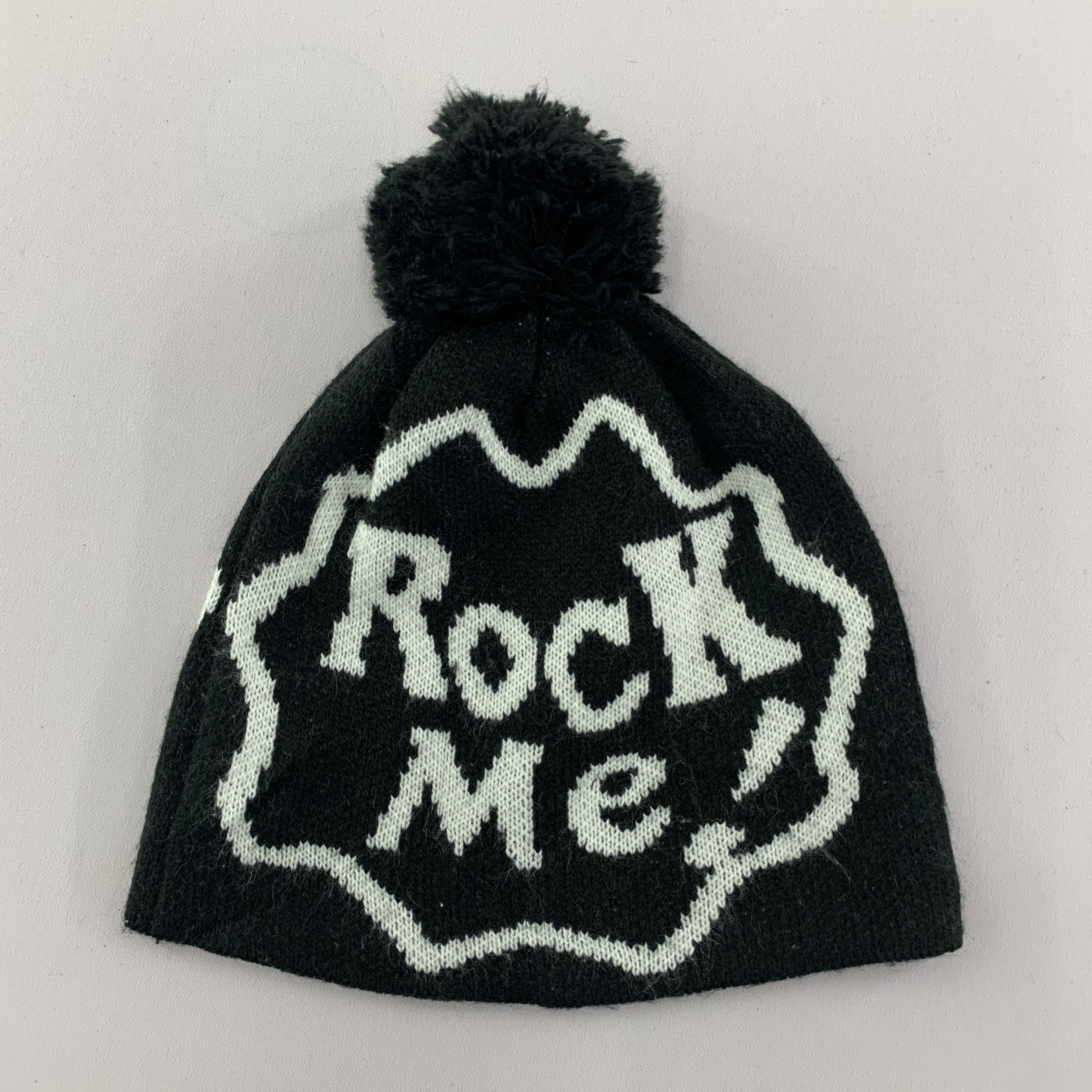Japanese Brand Vintage 90s Rock Me Beanie Hat Size ONE SIZE - 1 Thumbnail