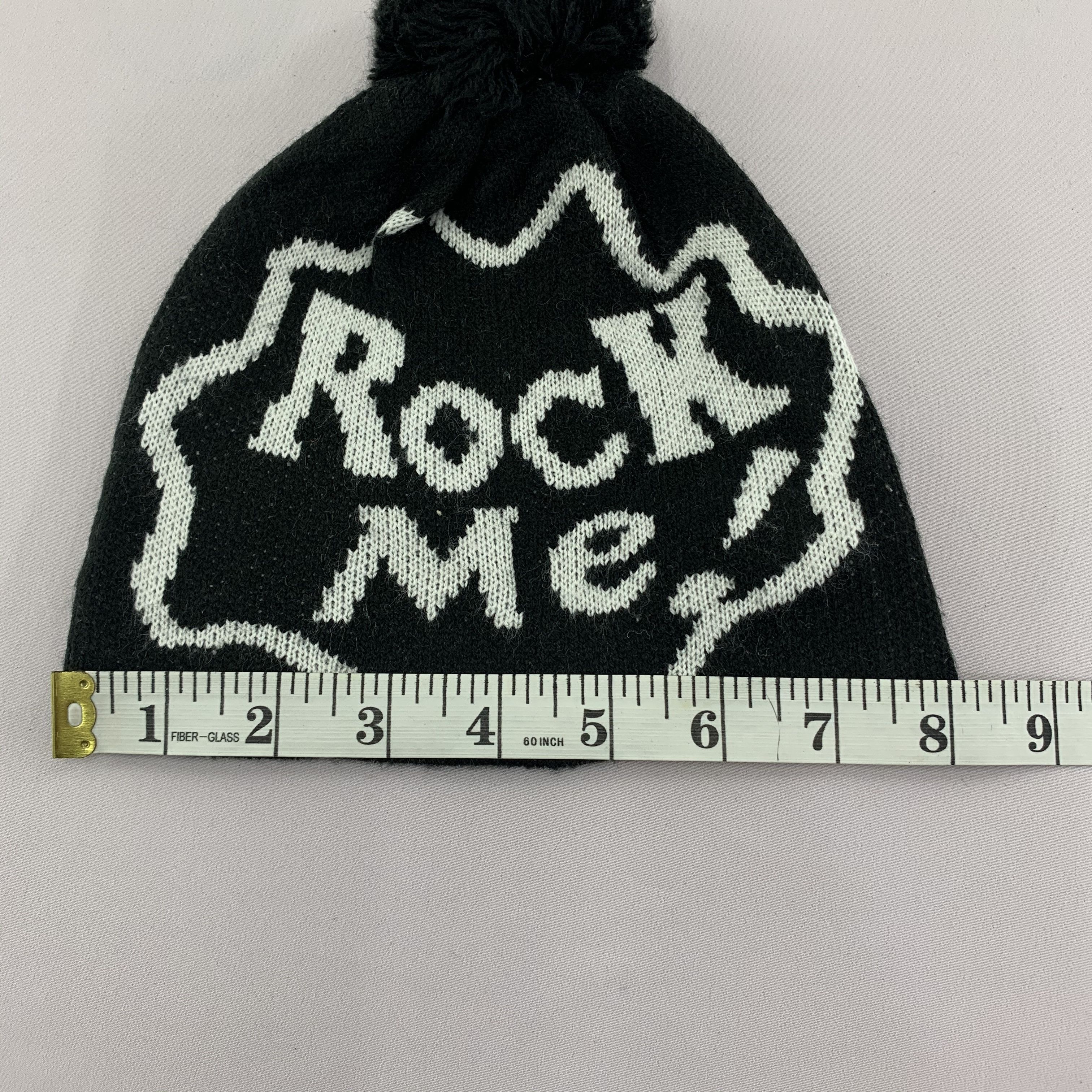 Japanese Brand Vintage 90s Rock Me Beanie Hat Size ONE SIZE - 3 Thumbnail