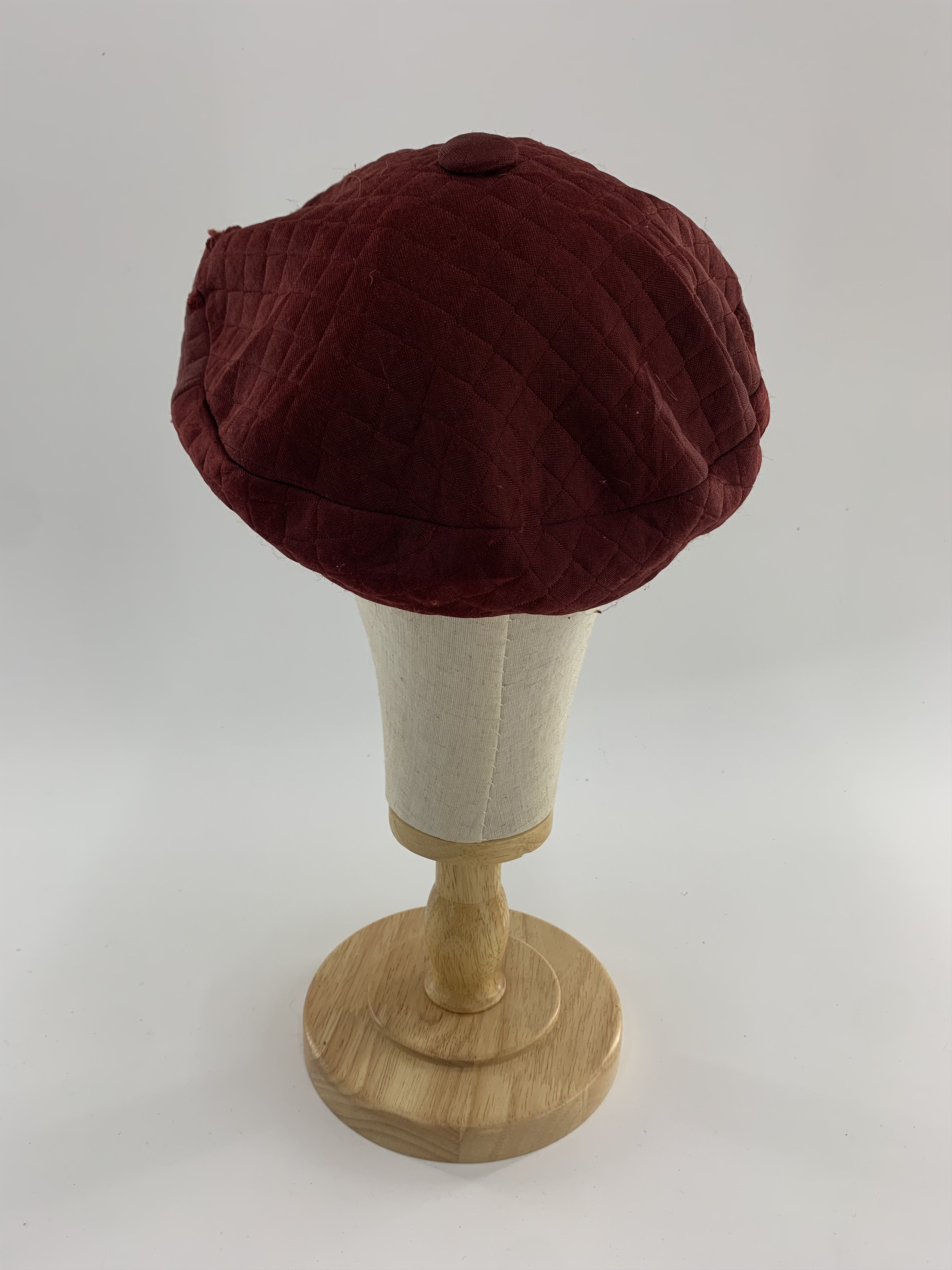 Hiroko Koshino Homme Hiroko Koshino Homme Hat Beret Cap Size ONE SIZE - 3 Thumbnail