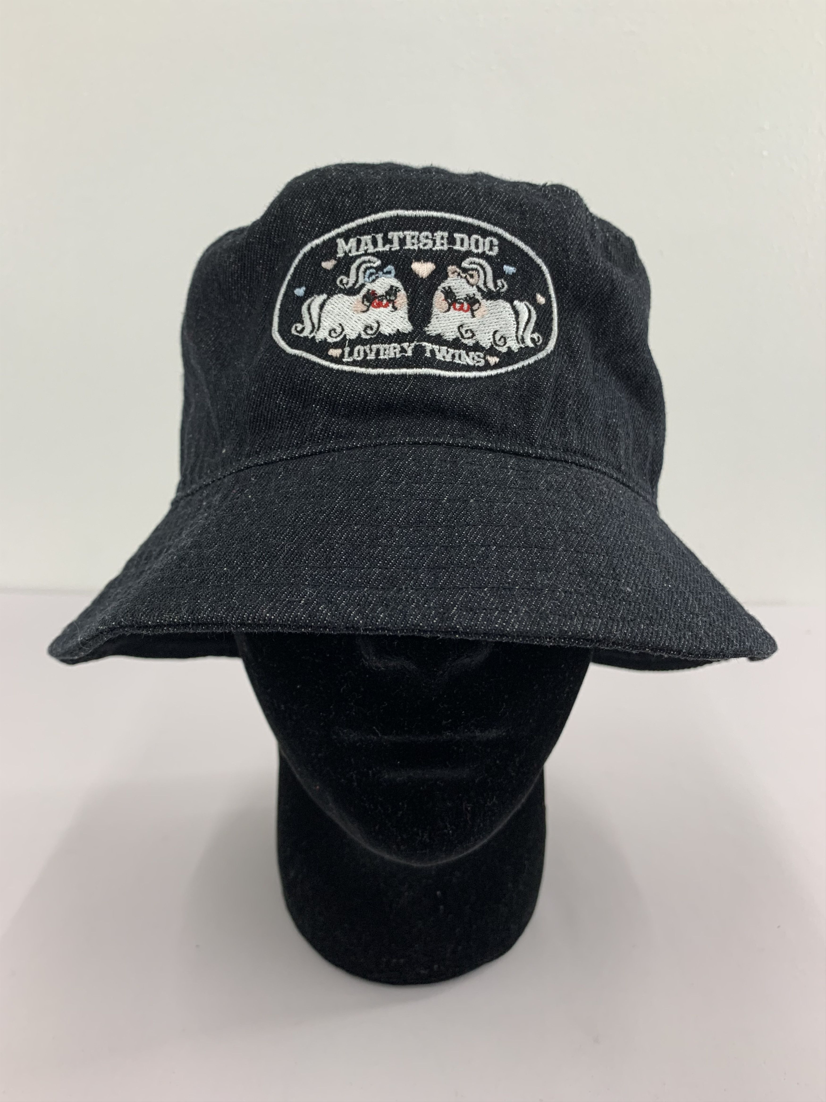 Japanese Brand Maltese Dogs Twin Graphic Bucket Hats Embroidery - S3007 Size ONE SIZE - 1 Thumbnail
