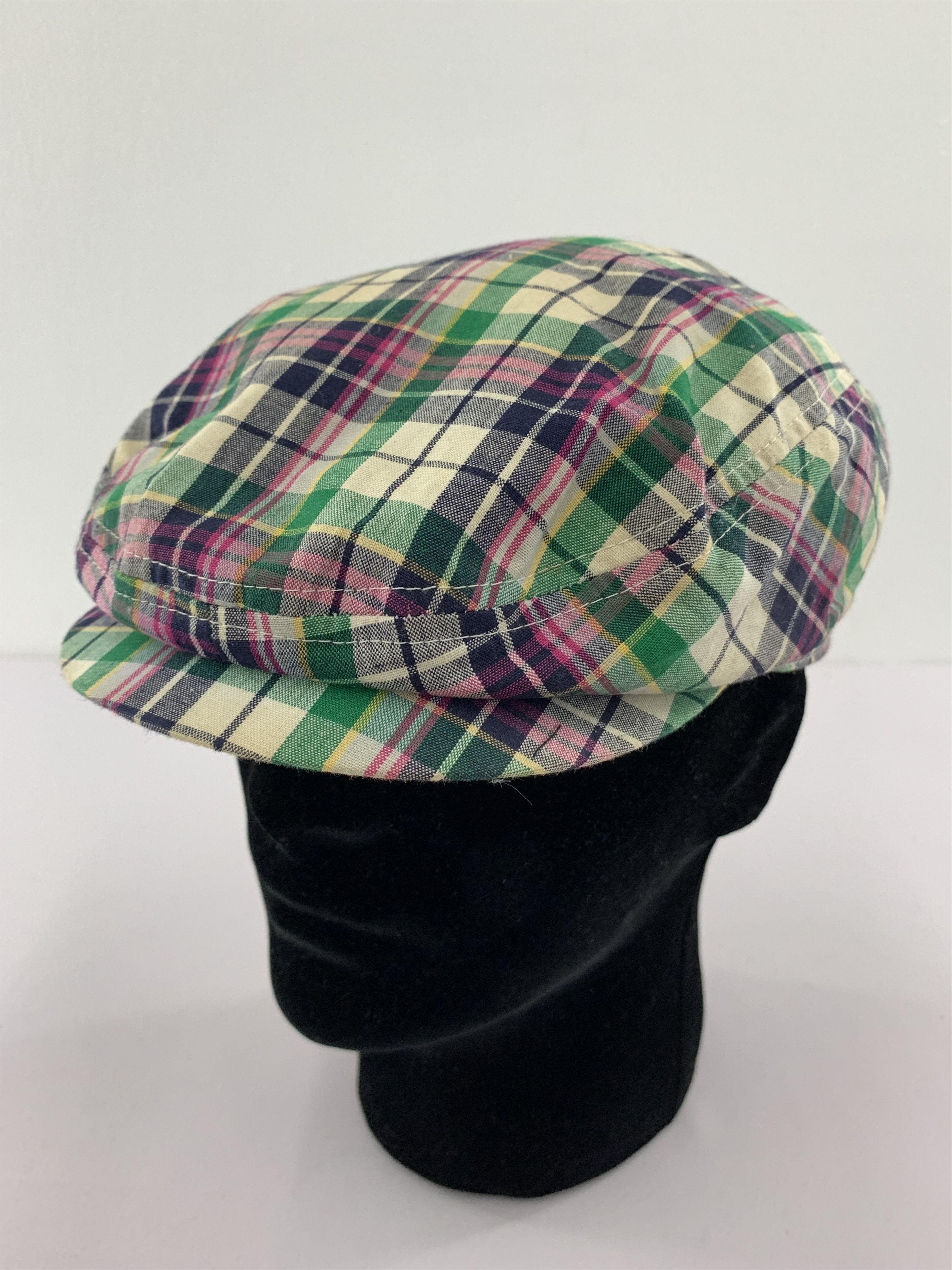 Japanese Brand Laevis Japan Flat cap Tartan Newsboy Cap - SS1261 Size ONE SIZE - 2 Thumbnail