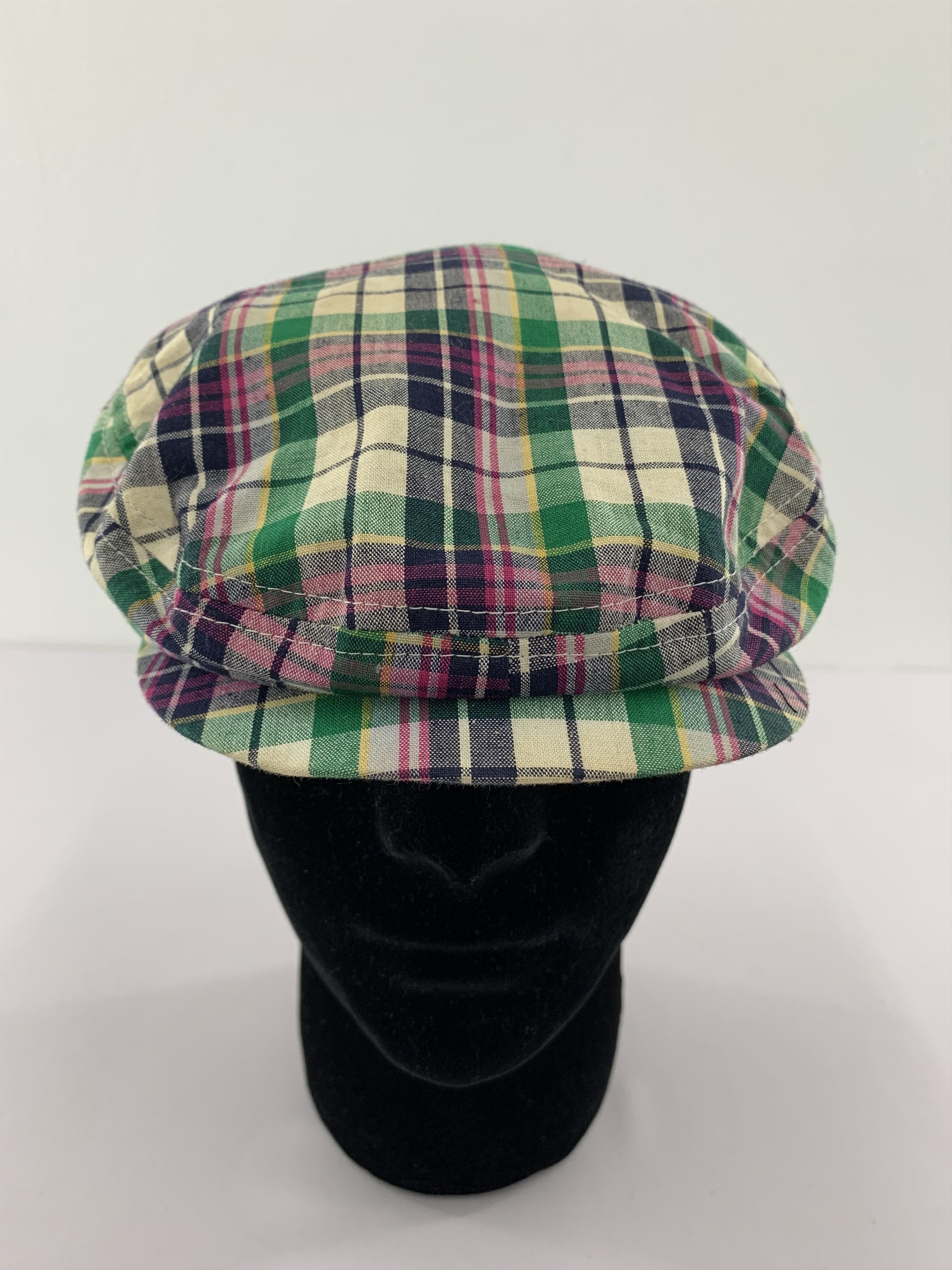 Japanese Brand Laevis Japan Flat cap Tartan Newsboy Cap - SS1261 Size ONE SIZE - 3 Thumbnail