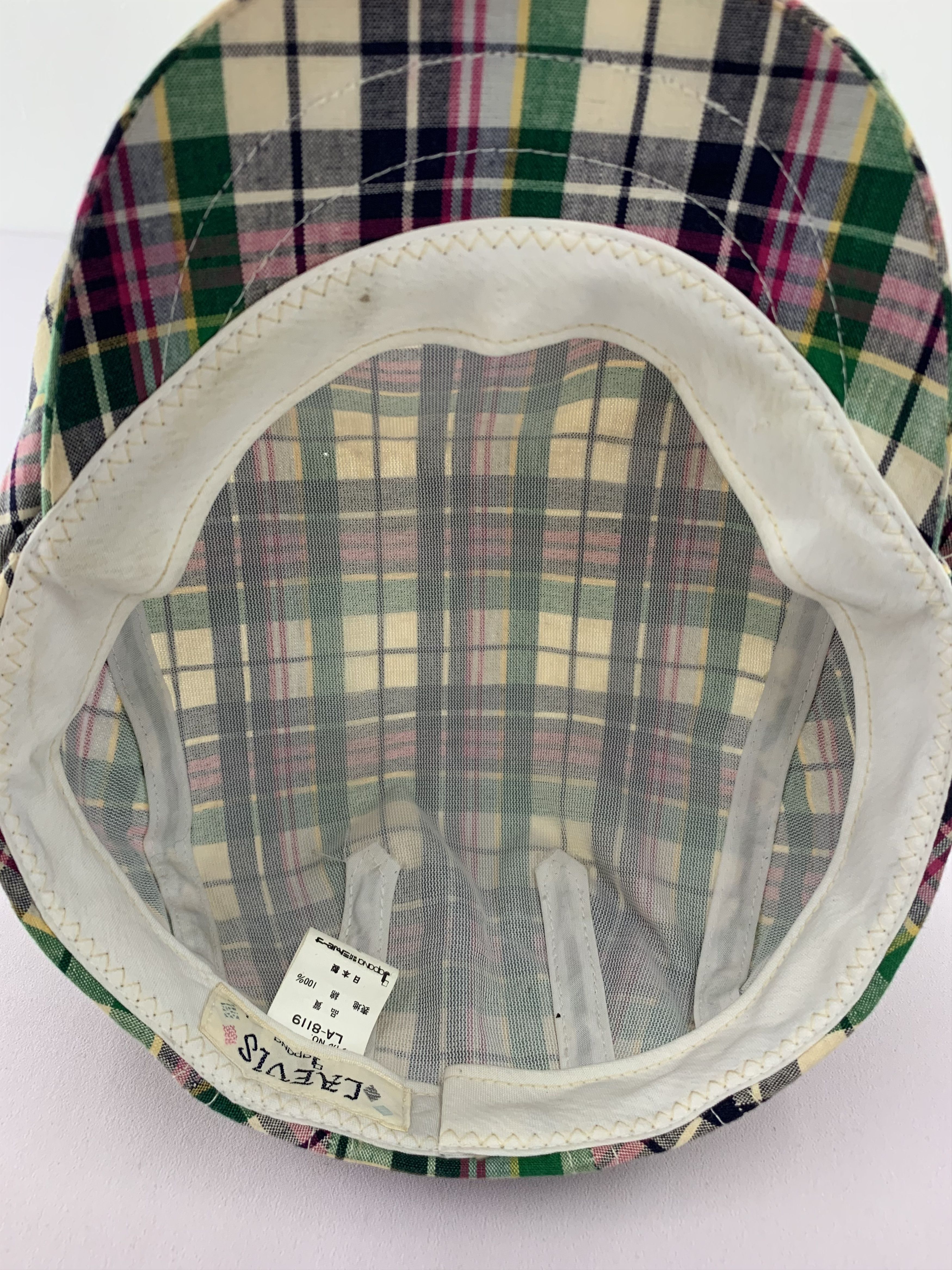 Japanese Brand Laevis Japan Flat cap Tartan Newsboy Cap - SS1261 Size ONE SIZE - 6 Thumbnail