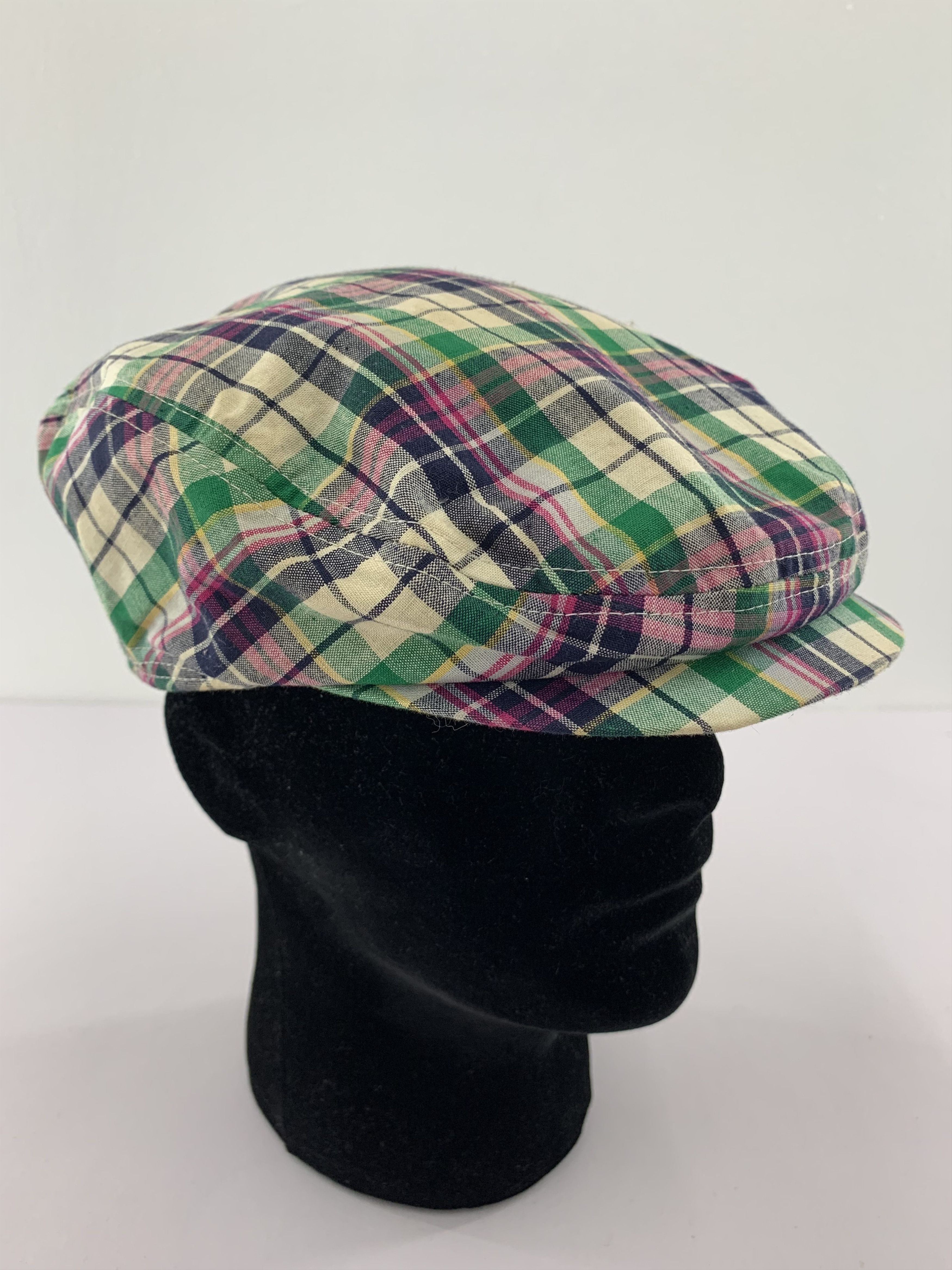 Japanese Brand Laevis Japan Flat cap Tartan Newsboy Cap - SS1261 Size ONE SIZE - 1 Thumbnail