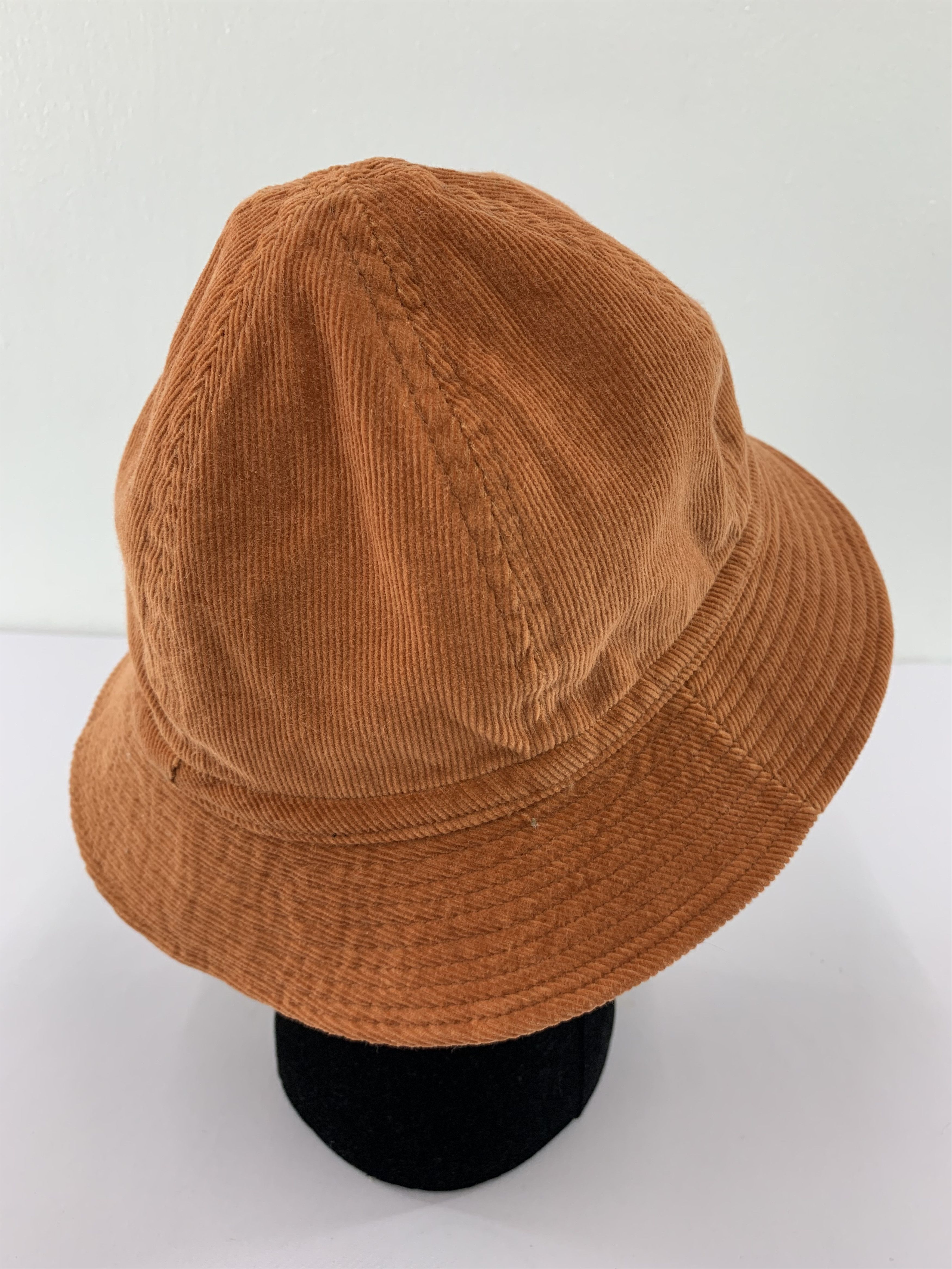 Japanese Brand Chiyoda Dark orange Corduroy Hats - SS1129 Size ONE SIZE - 4 Thumbnail
