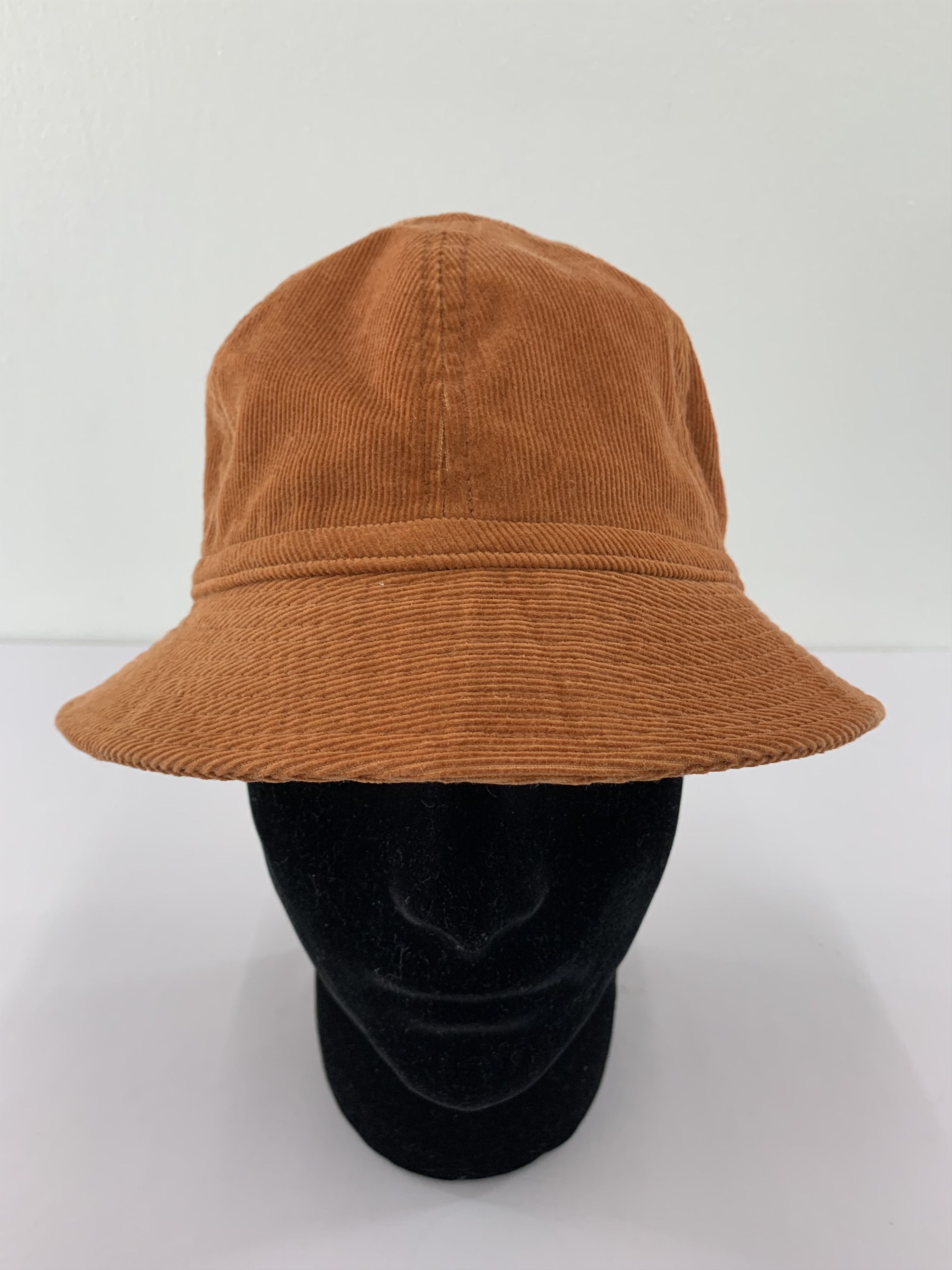 Japanese Brand Chiyoda Dark orange Corduroy Hats - SS1129 Size ONE SIZE - 2 Thumbnail