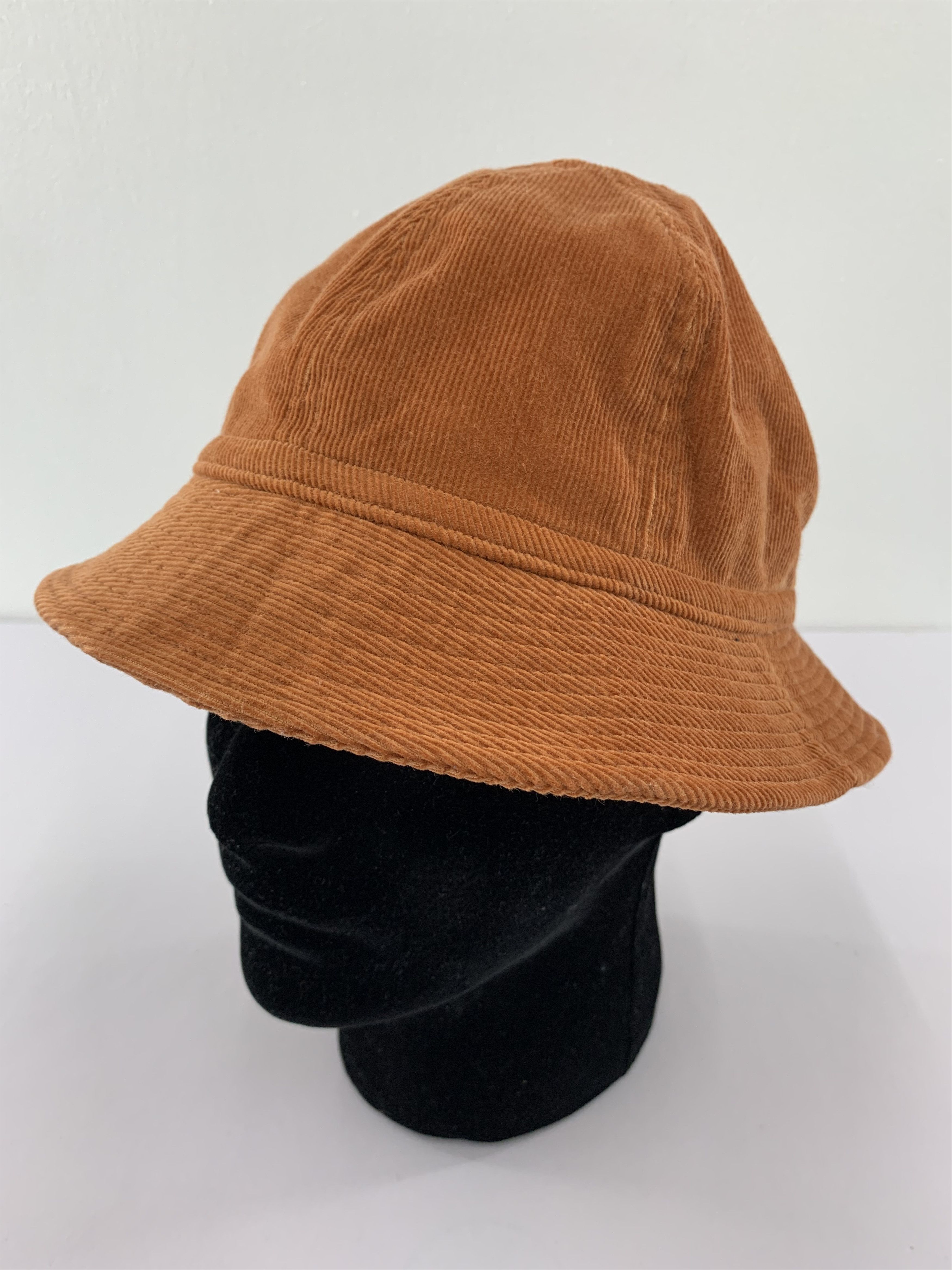 Japanese Brand Chiyoda Dark orange Corduroy Hats - SS1129 Size ONE SIZE - 1 Thumbnail