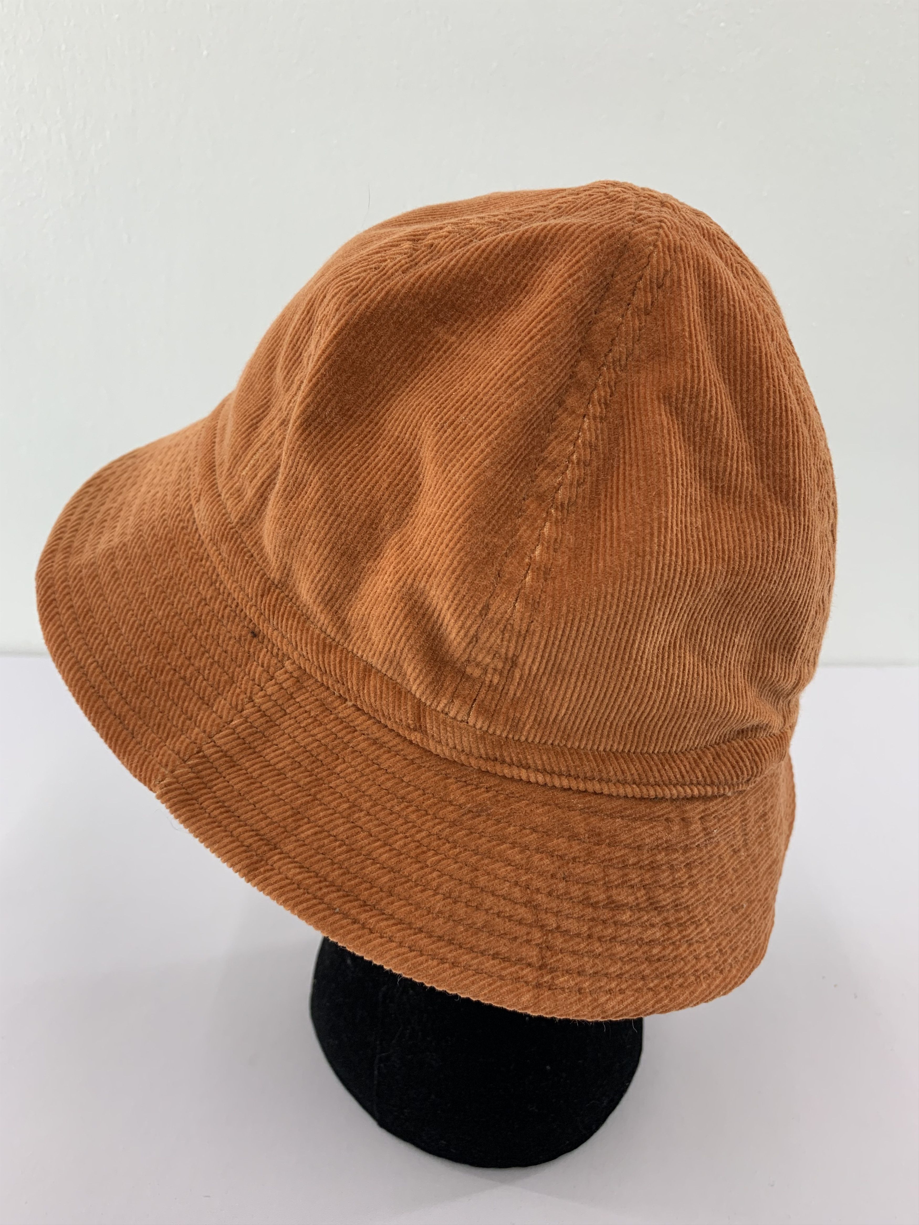 Japanese Brand Chiyoda Dark orange Corduroy Hats - SS1129 Size ONE SIZE - 5 Thumbnail
