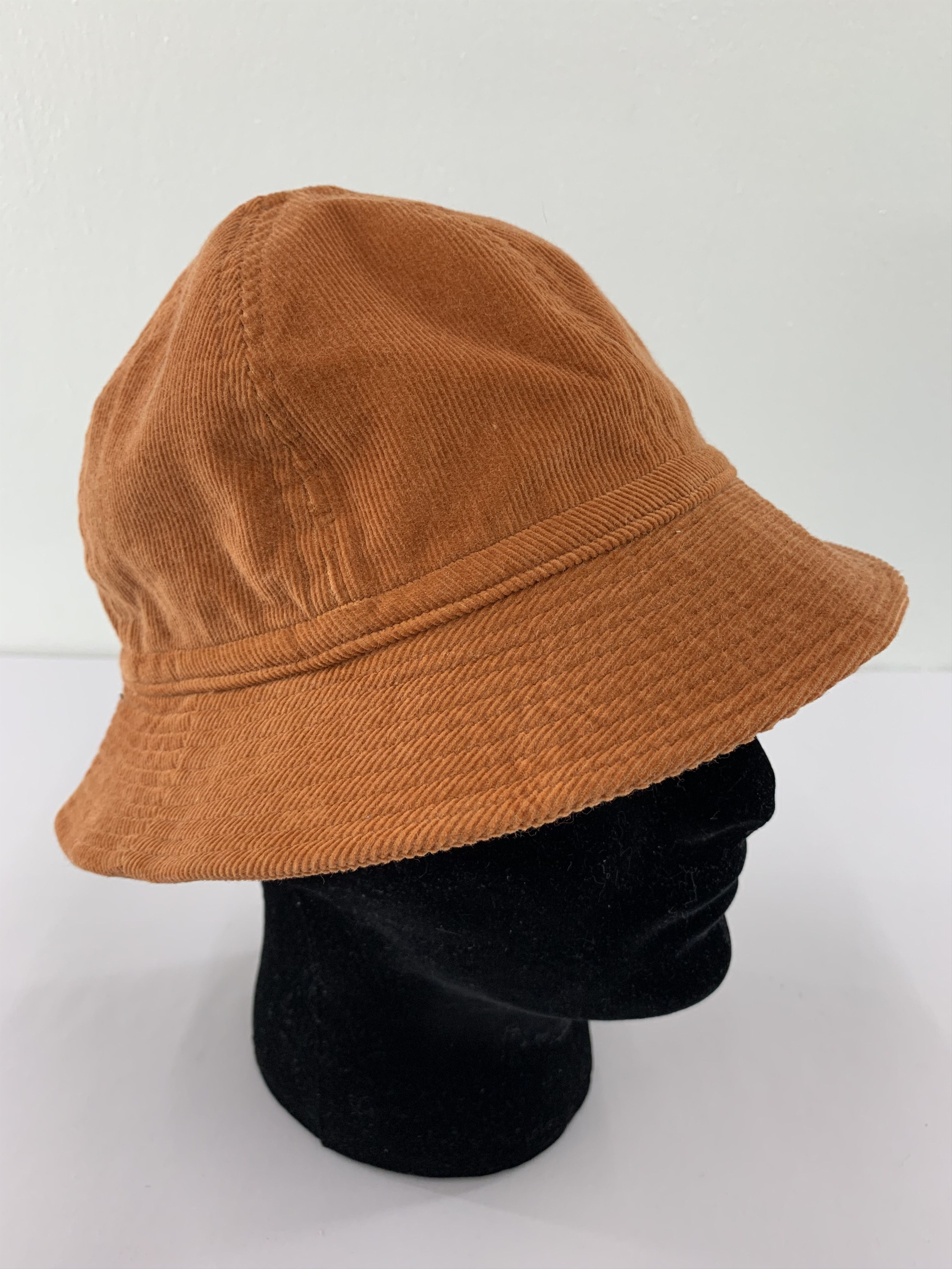 Japanese Brand Chiyoda Dark orange Corduroy Hats - SS1129 Size ONE SIZE - 3 Thumbnail