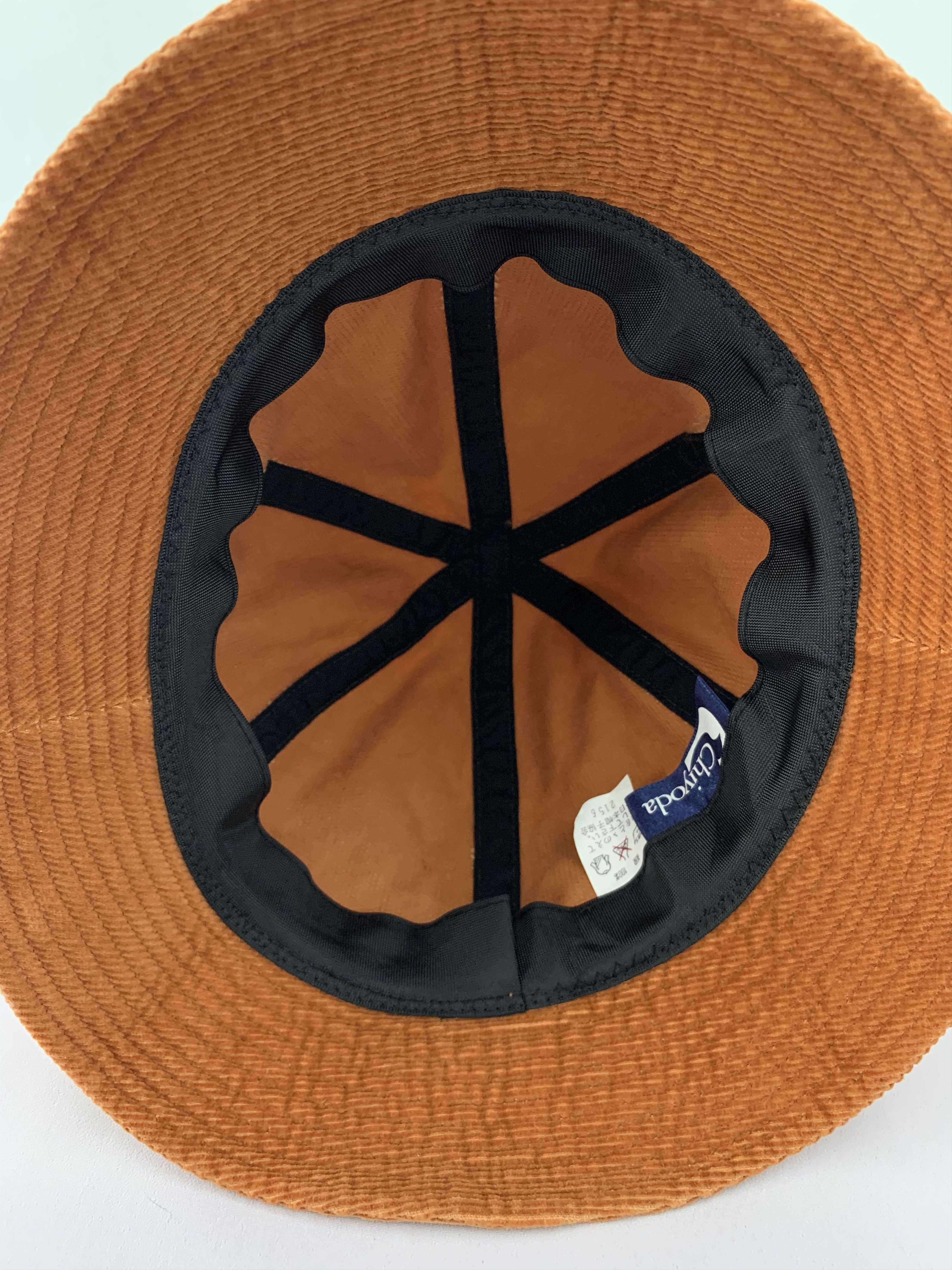 Japanese Brand Chiyoda Dark orange Corduroy Hats - SS1129 Size ONE SIZE - 6 Thumbnail