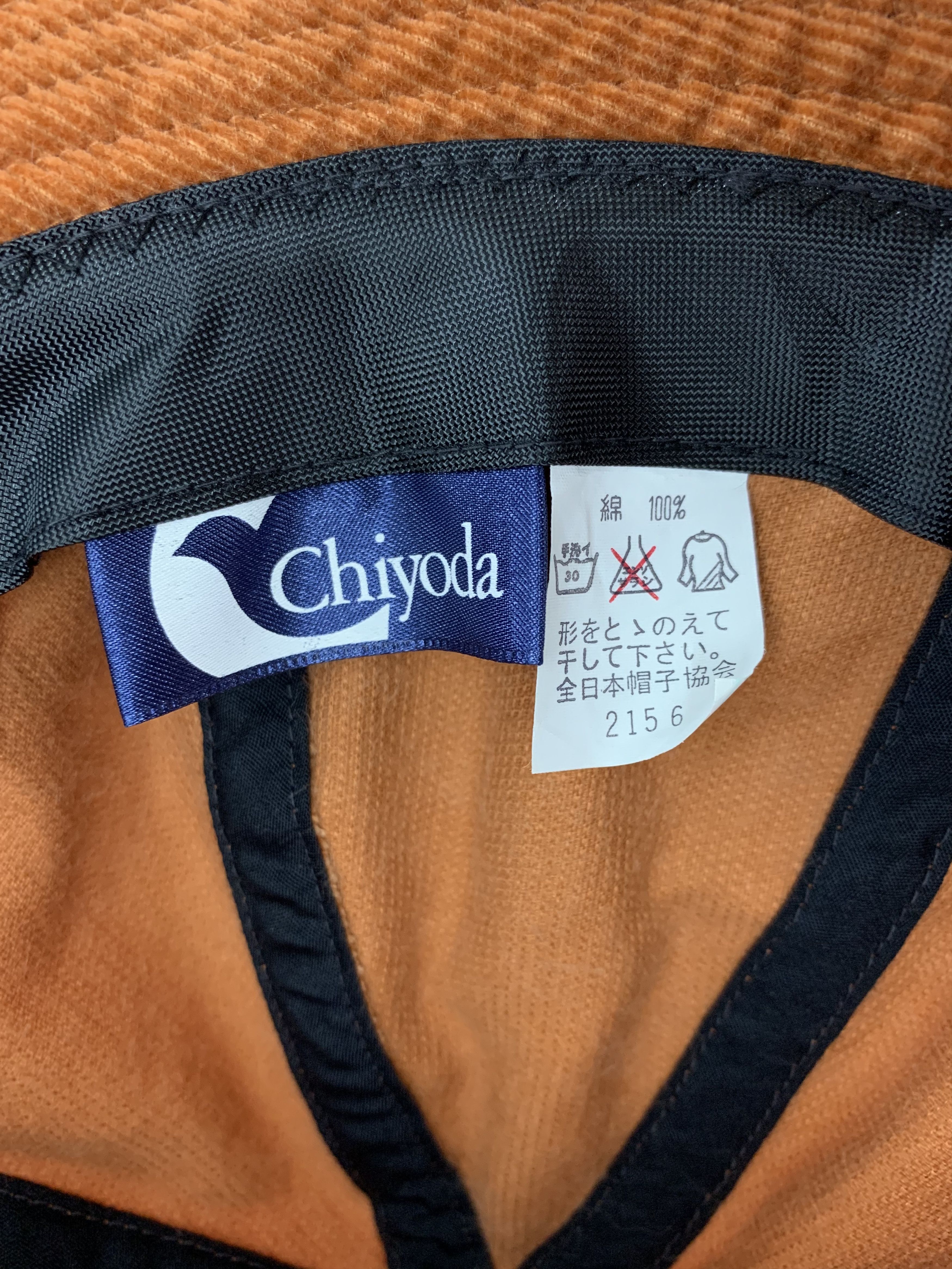 Japanese Brand Chiyoda Dark orange Corduroy Hats - SS1129 Size ONE SIZE - 7 Thumbnail